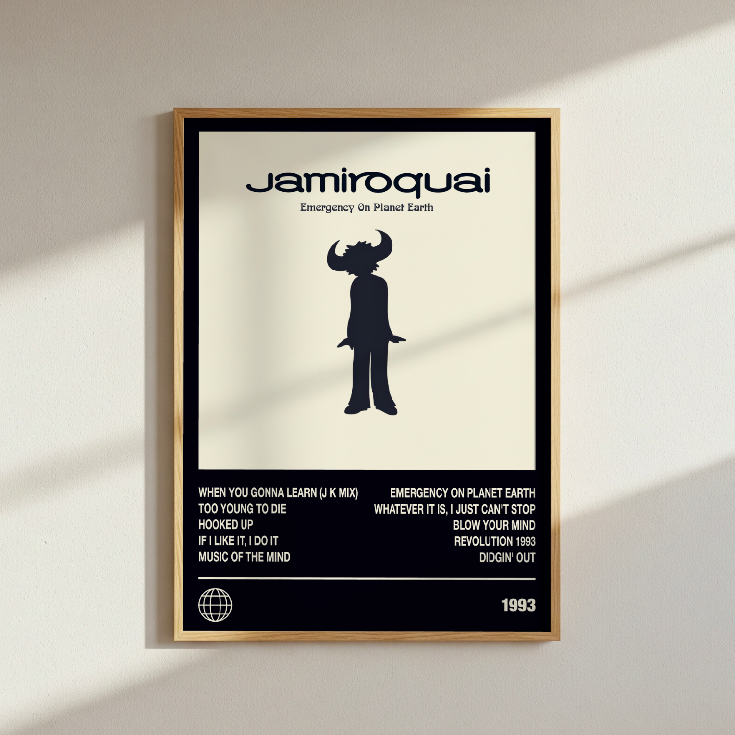 Jamiroquai Emergency On Planet Earth Album Poster