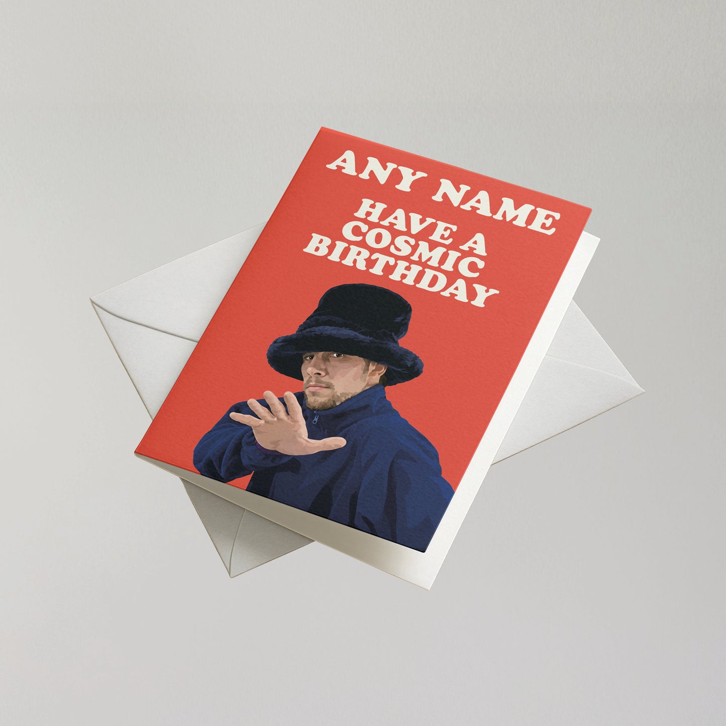 Funny Jamiroquai Personalised Birthday Card