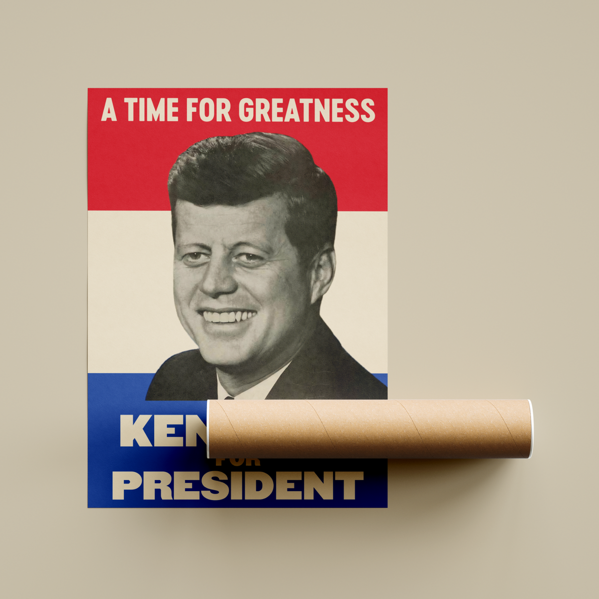 John F. Kennedy Presidential Campaign Poster