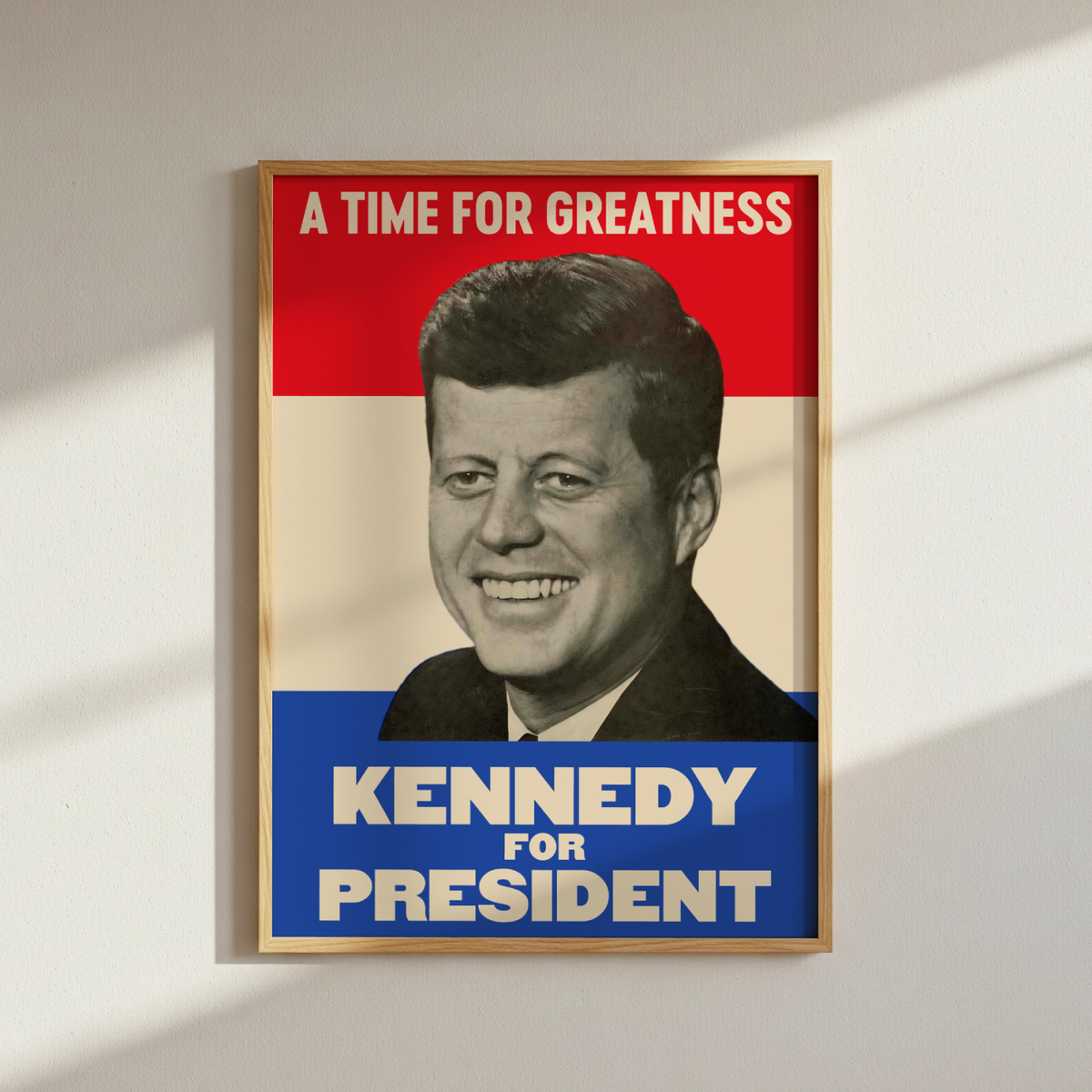 John F. Kennedy Presidential Campaign Poster