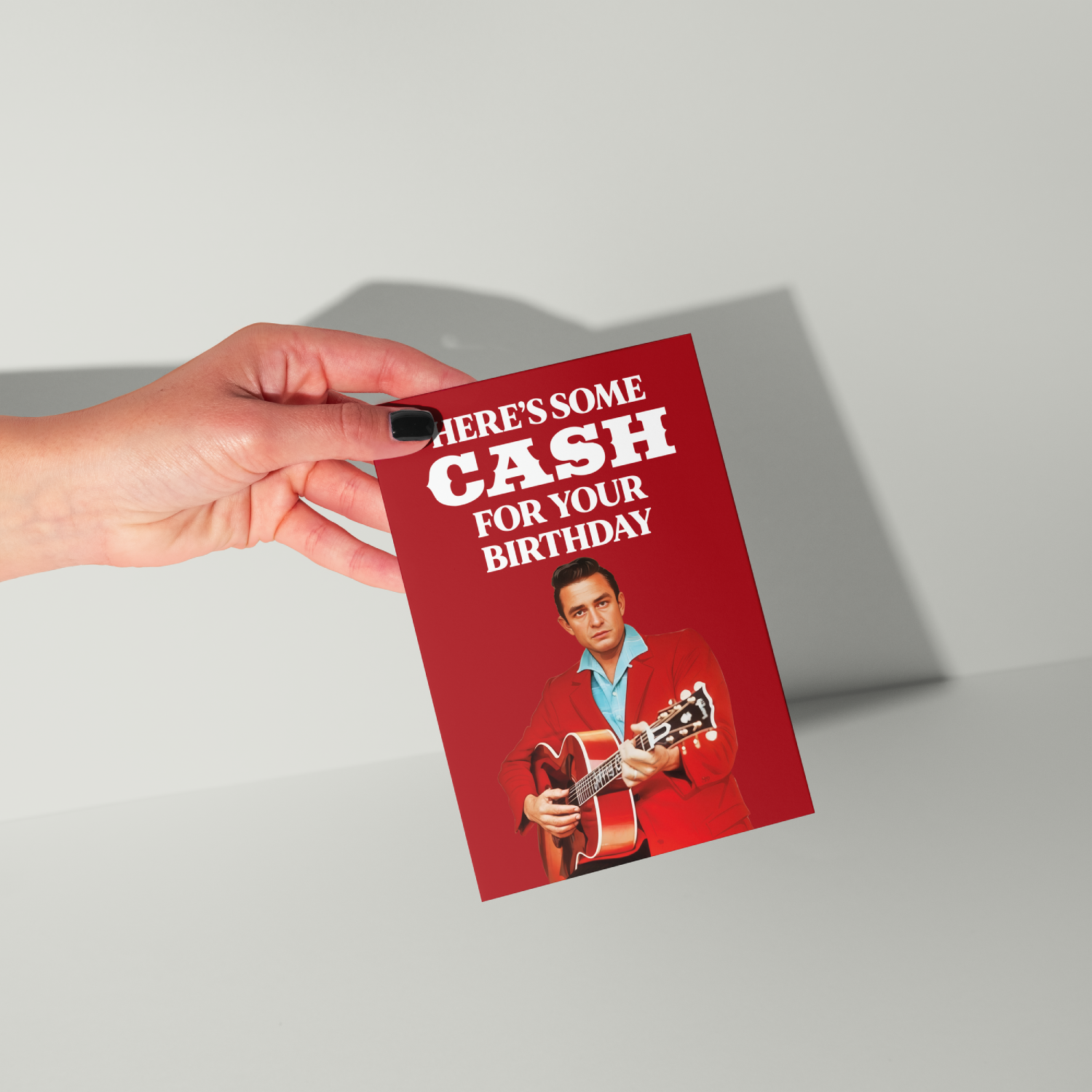 Johnny Cash Birthday Card