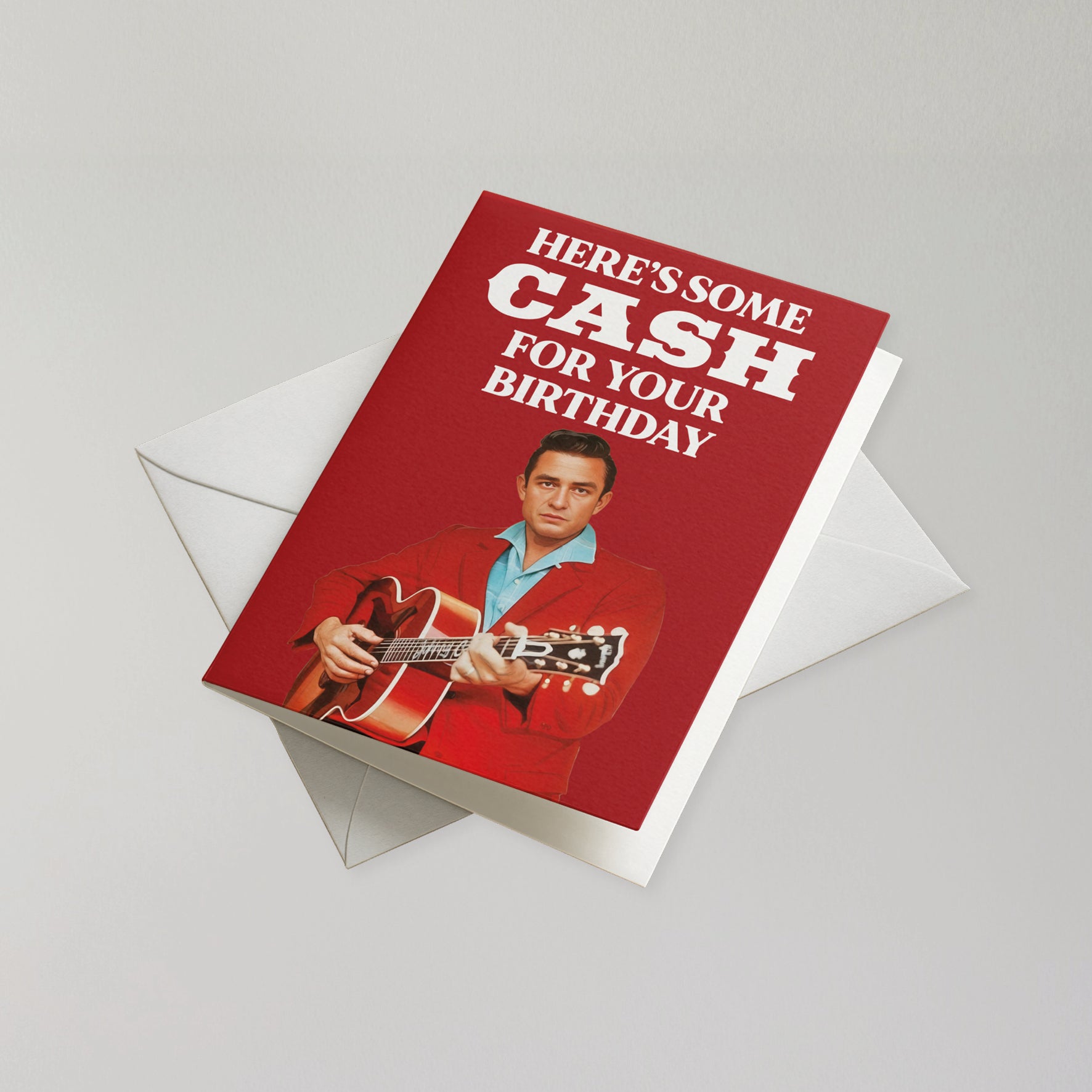 Johnny Cash Birthday Card
