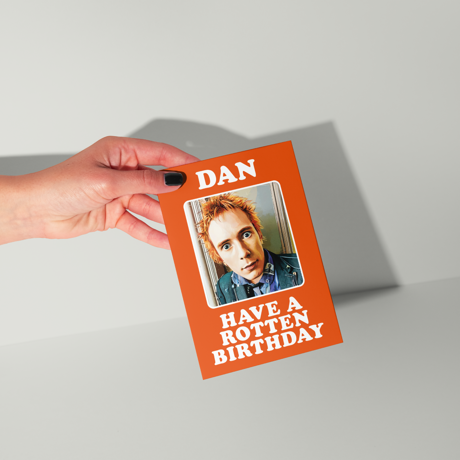Johnny Rotten Personalised Birthday Card