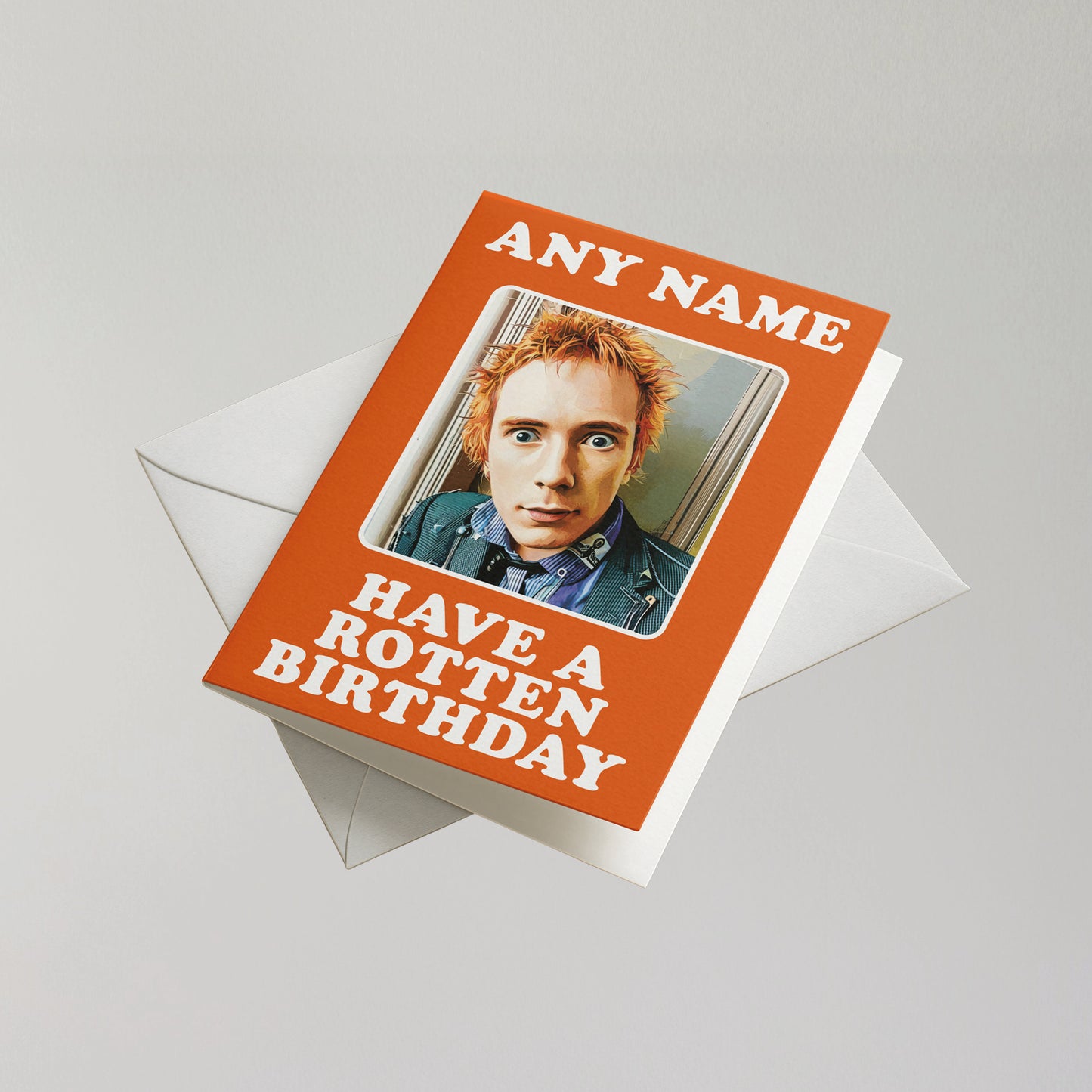 Johnny Rotten Personalised Birthday Card