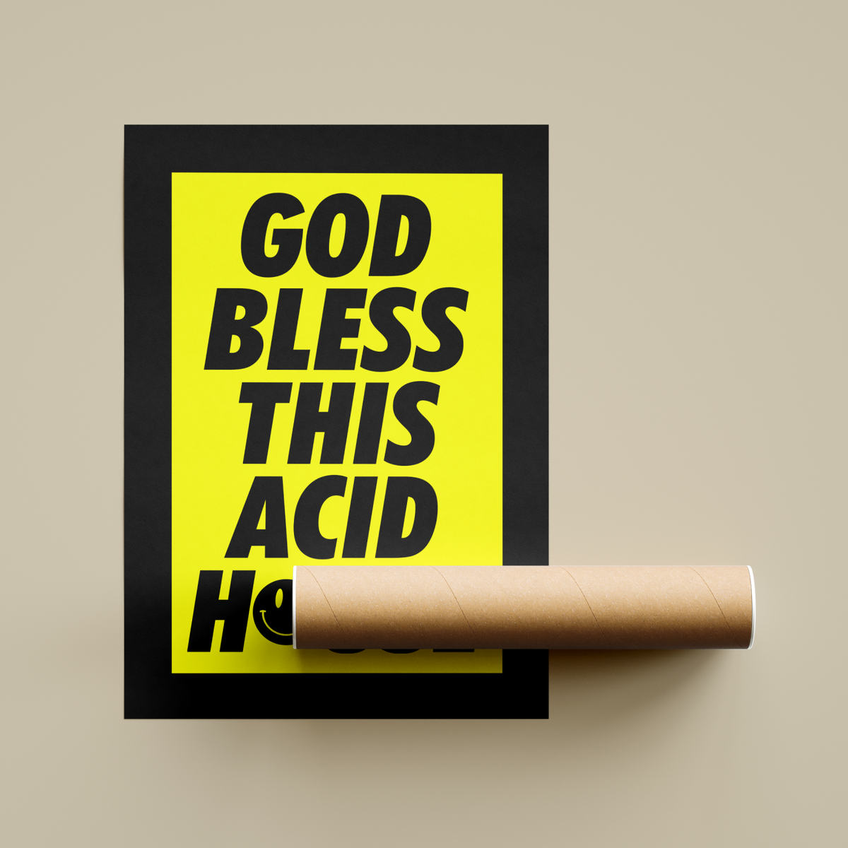 Kasabian God Bless This Acid House Poster