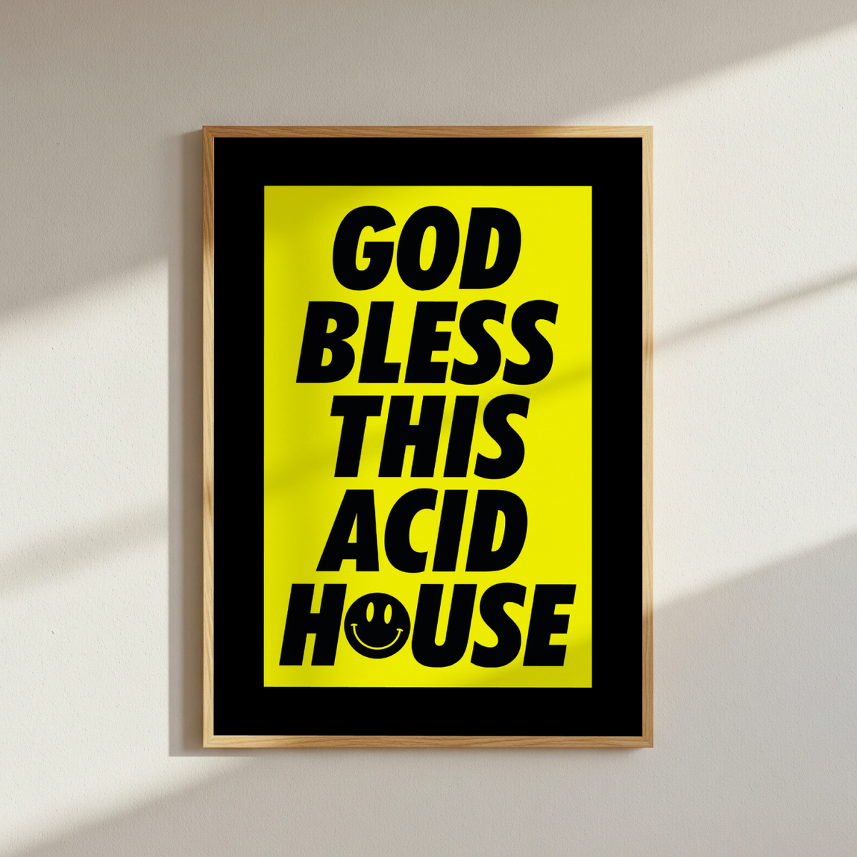 Kasabian God Bless This Acid House Poster