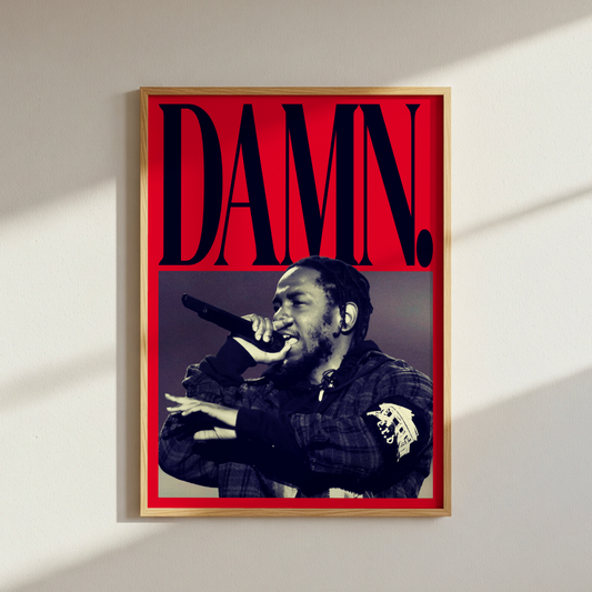 Kendrick Lamar Damn Poster