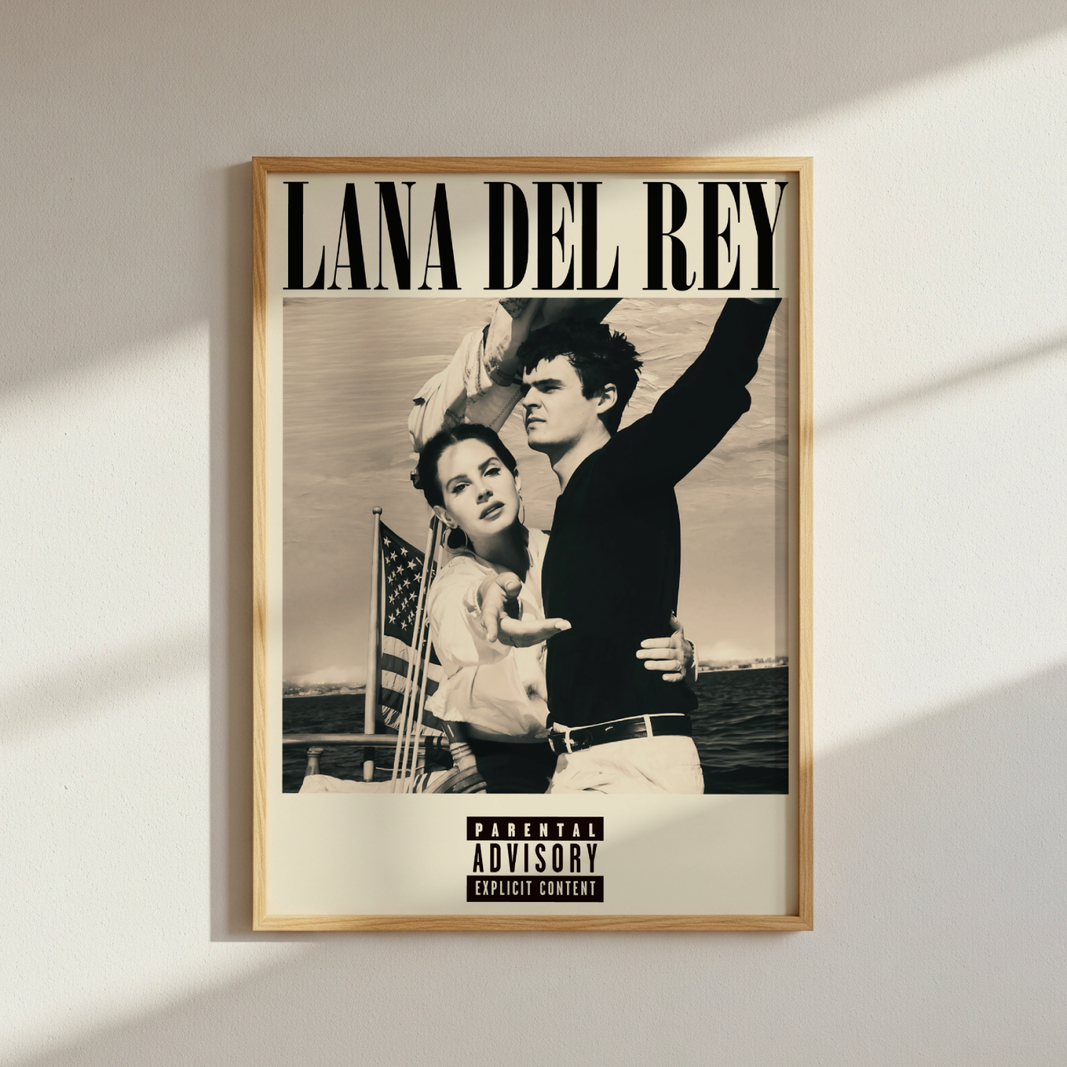 Lana Del Rey Norman Rockwell Poster