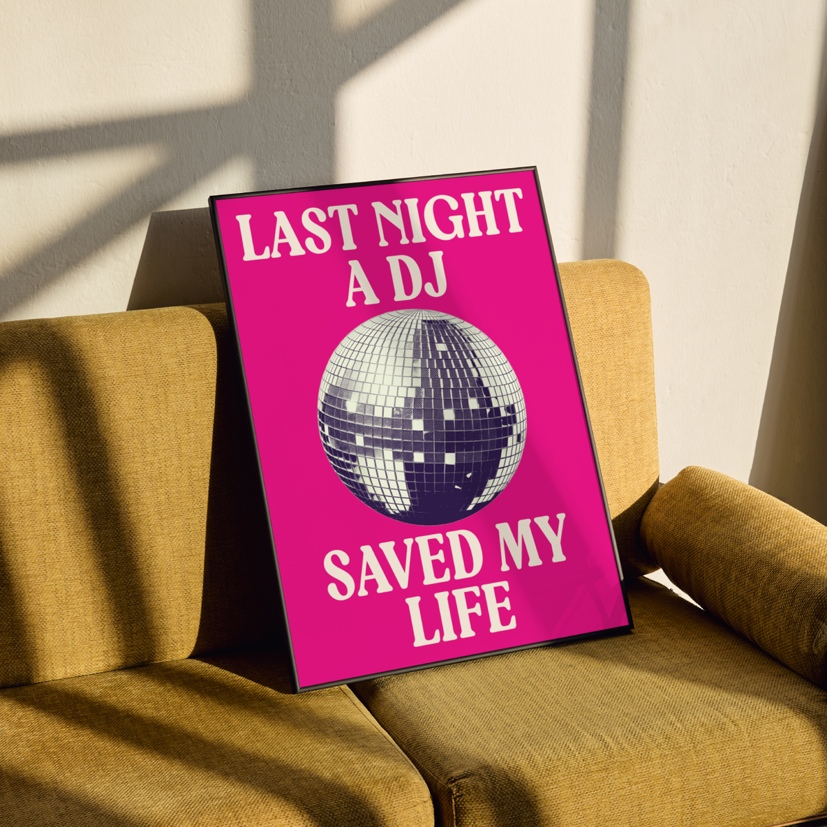 Last Night A DJ Saved My Life Poster