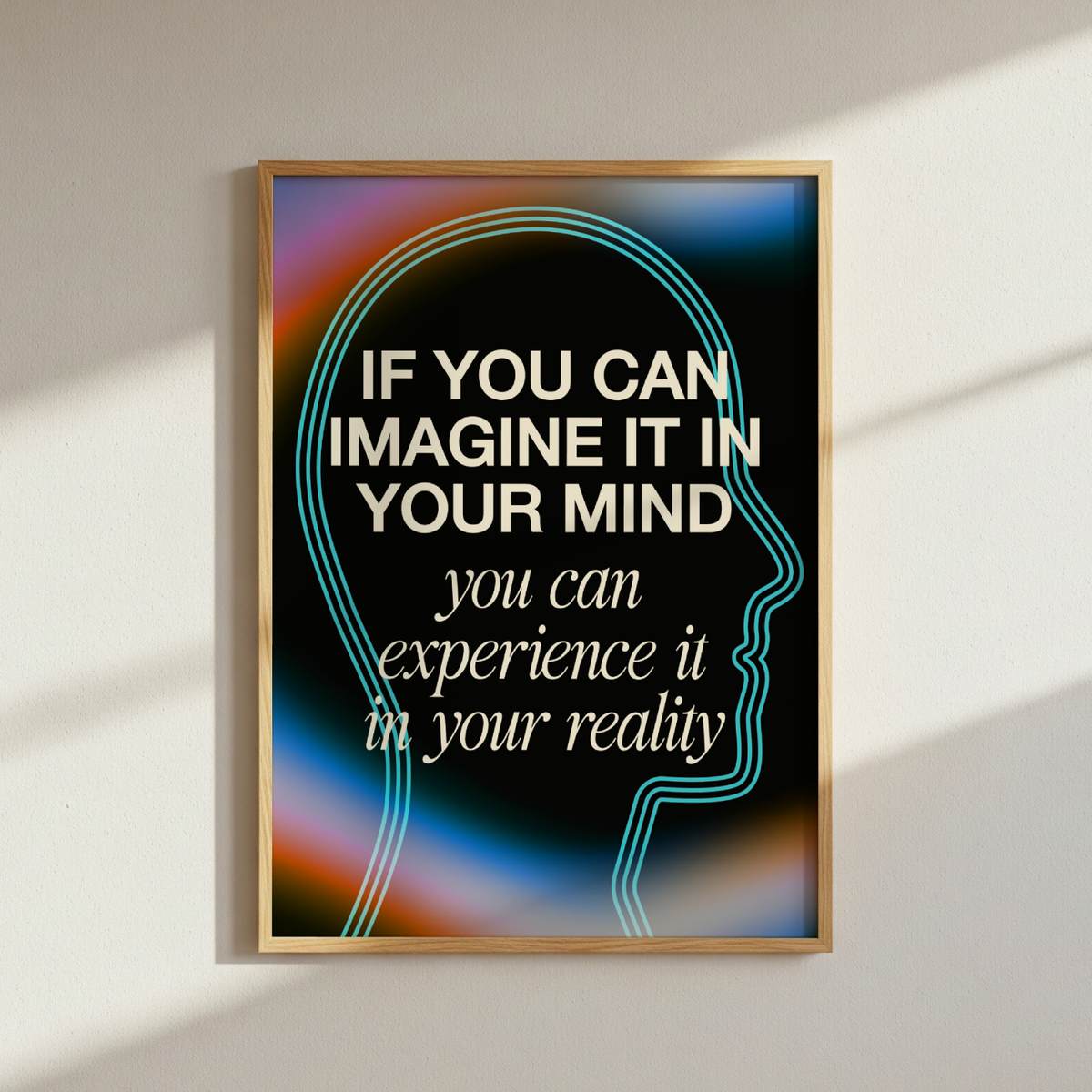 Law Of Attraction Quote Poster