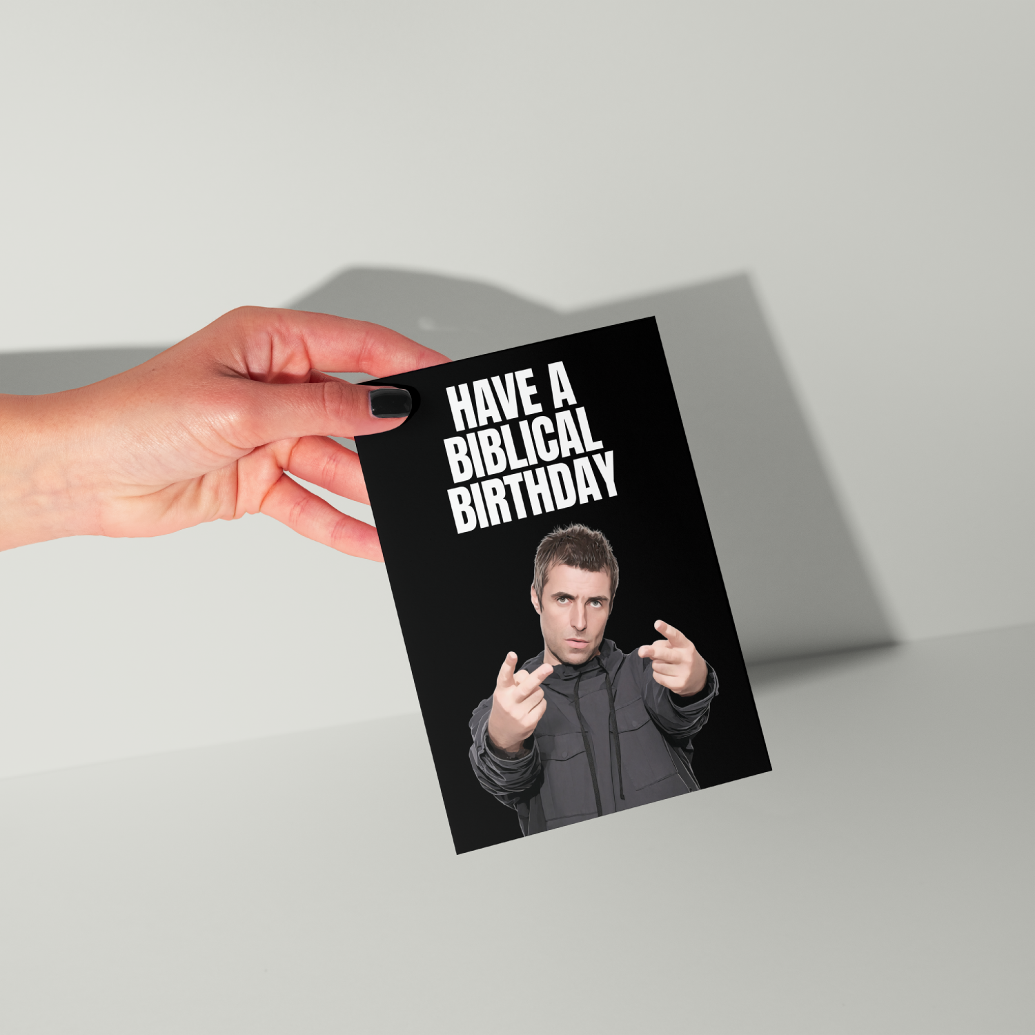 Funny Liam Gallagher Birthday Card