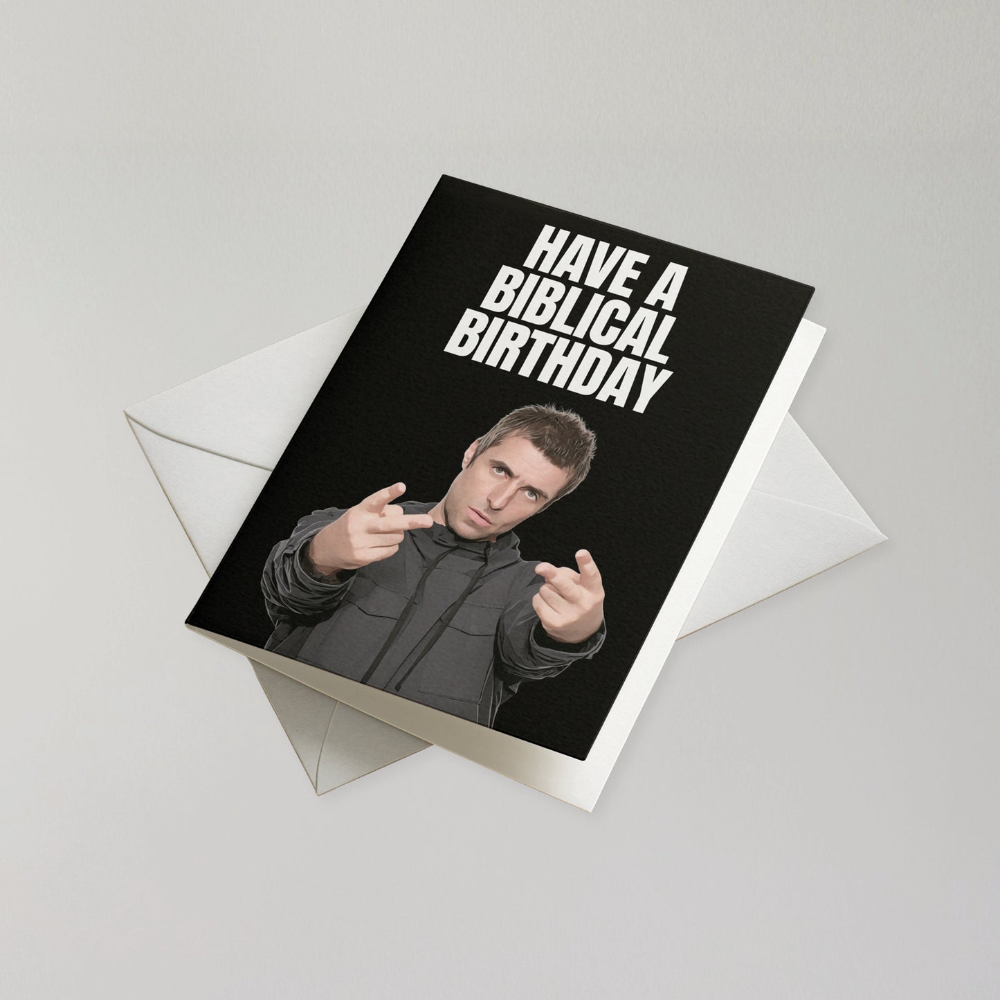 Funny Liam Gallagher Birthday Card