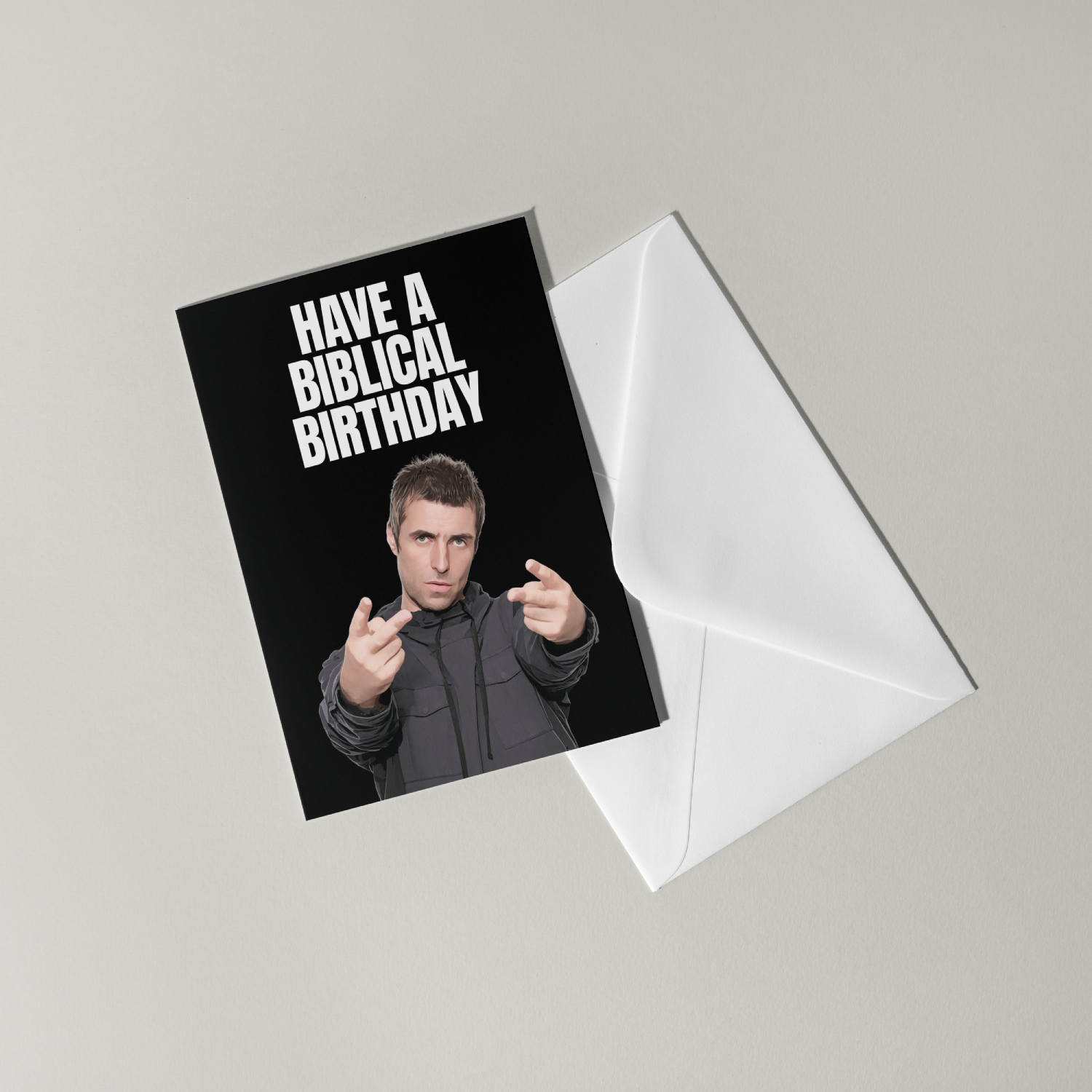 Funny Liam Gallagher Birthday Card