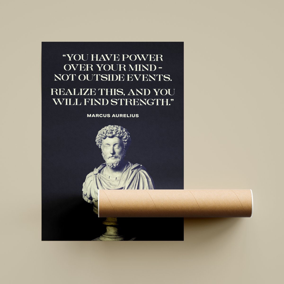 Marcus Aurelius Quote Poster