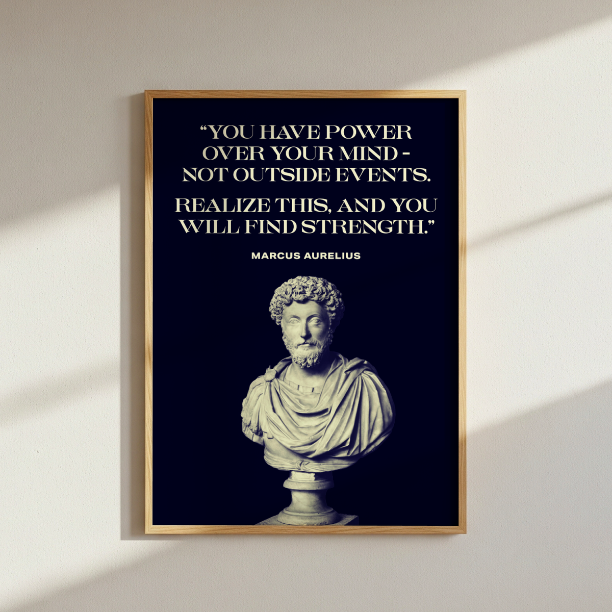 Marcus Aurelius Quote Poster