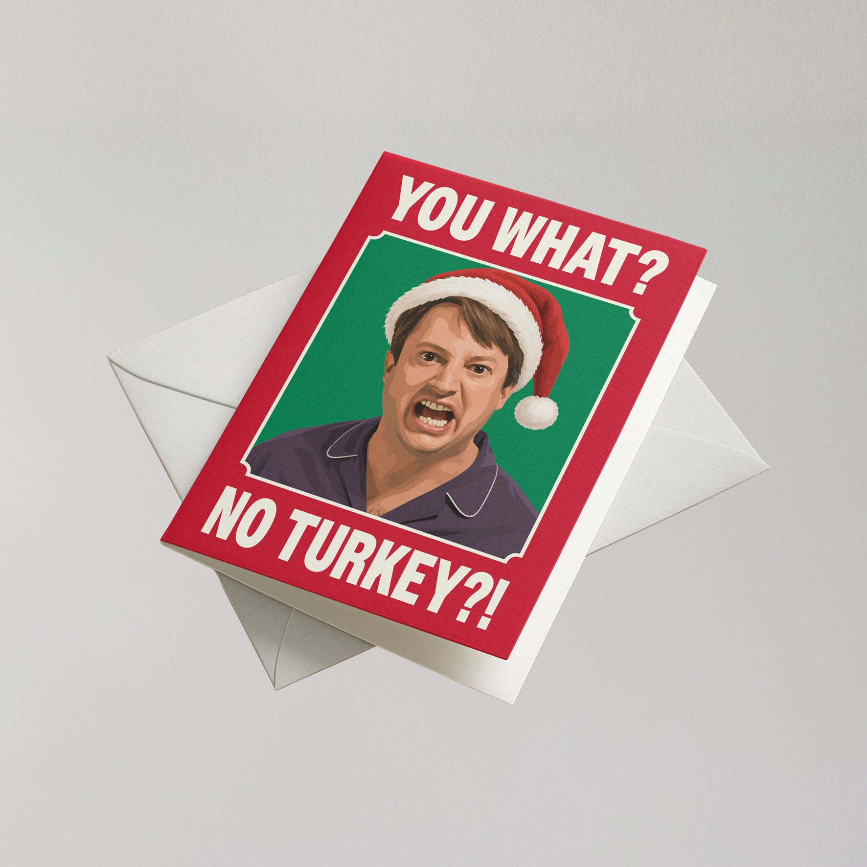Mark Corrigan No Turkey Christmas Card
