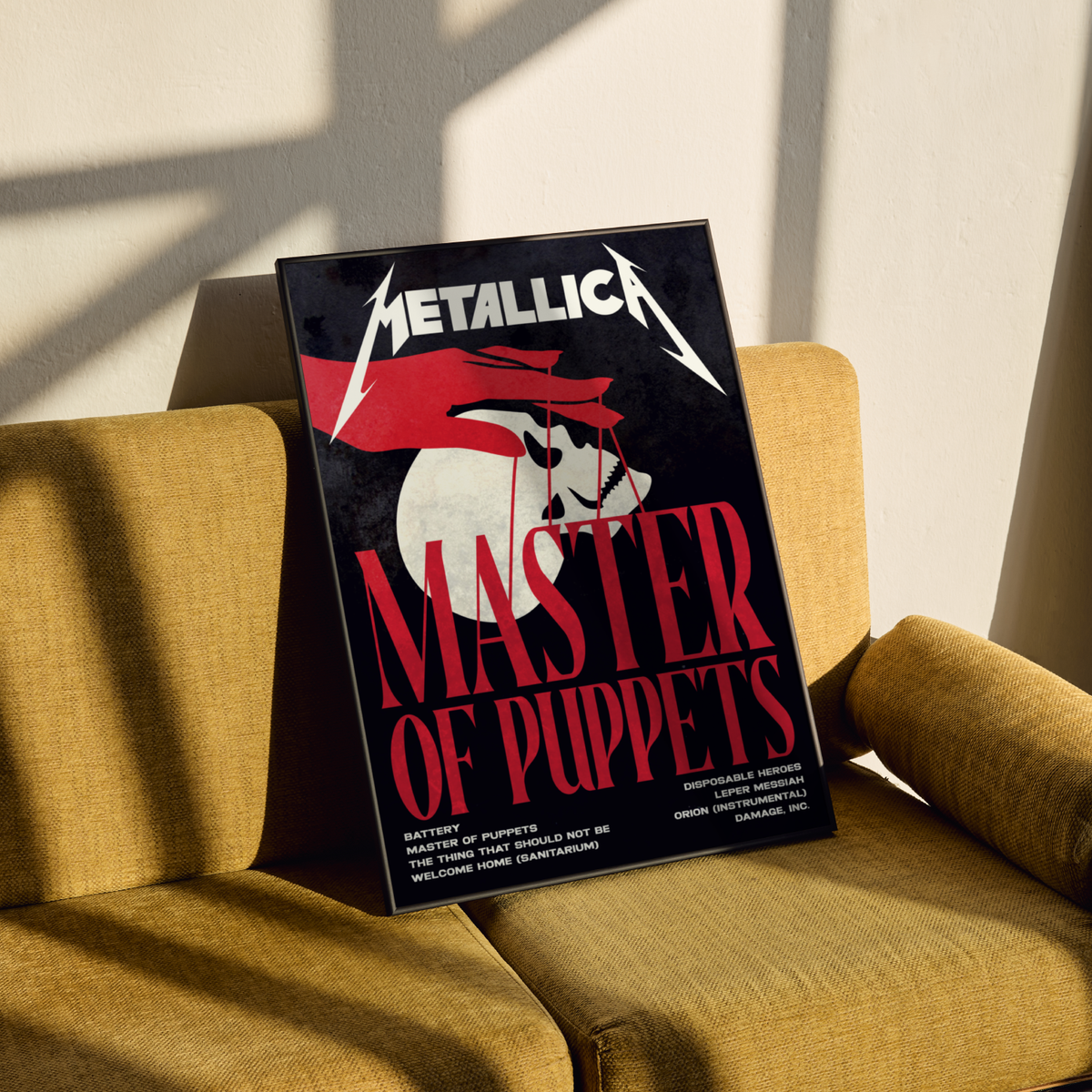 Metallica Master Of Puppets Poster
