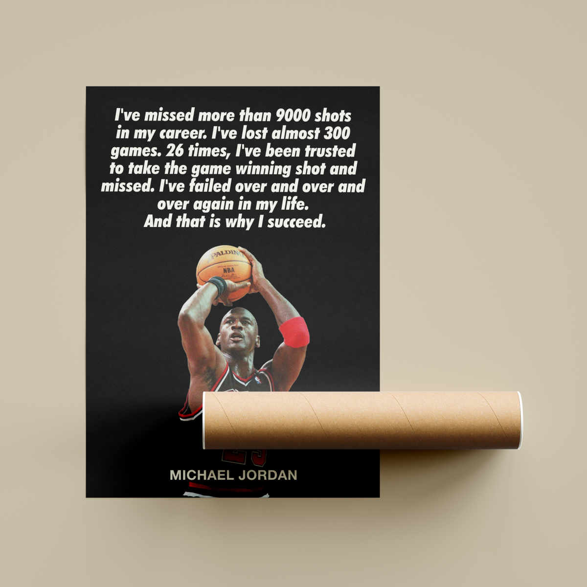 Michael Jordan Quote Poster
