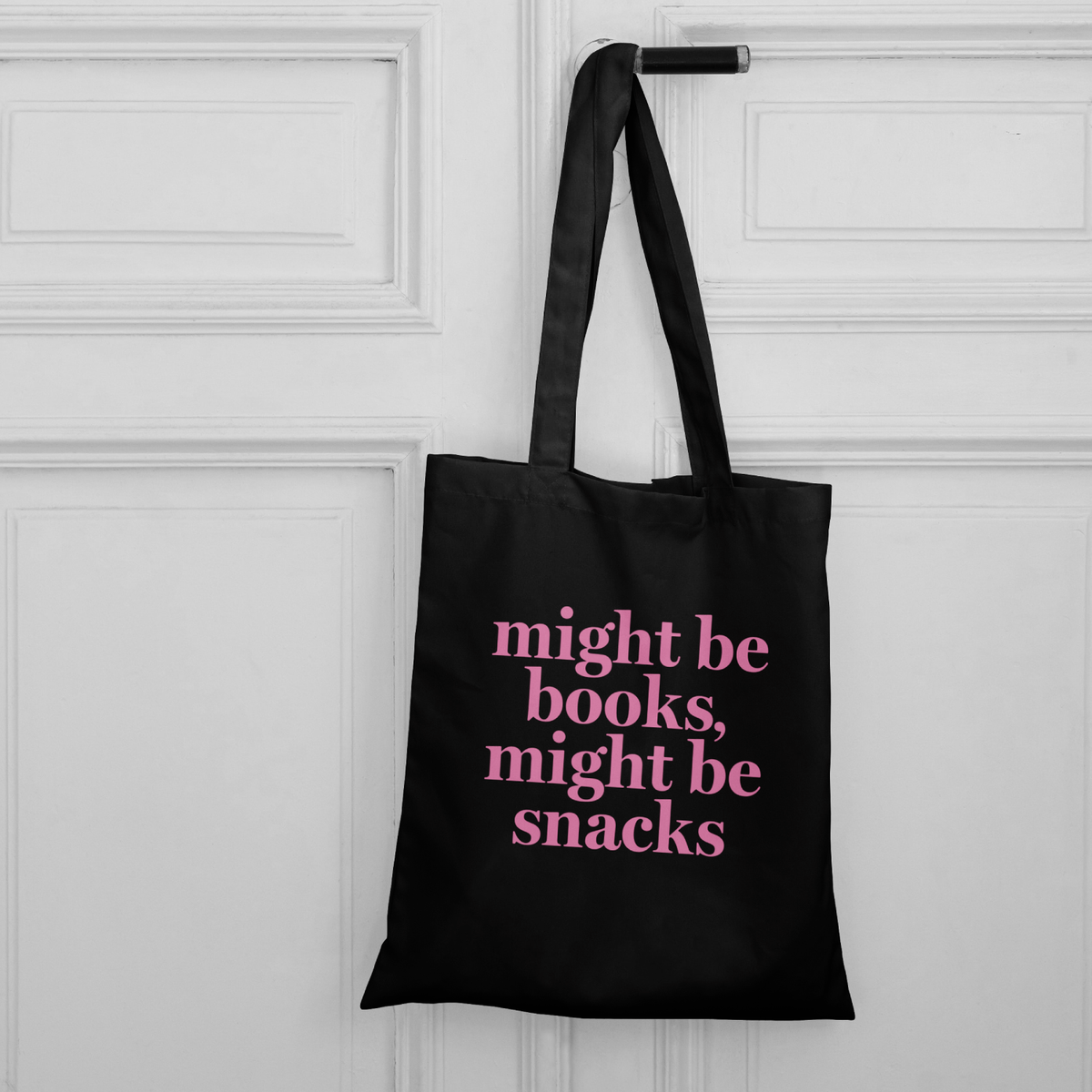 Might Be Books Might Be Snacks Tote Bag