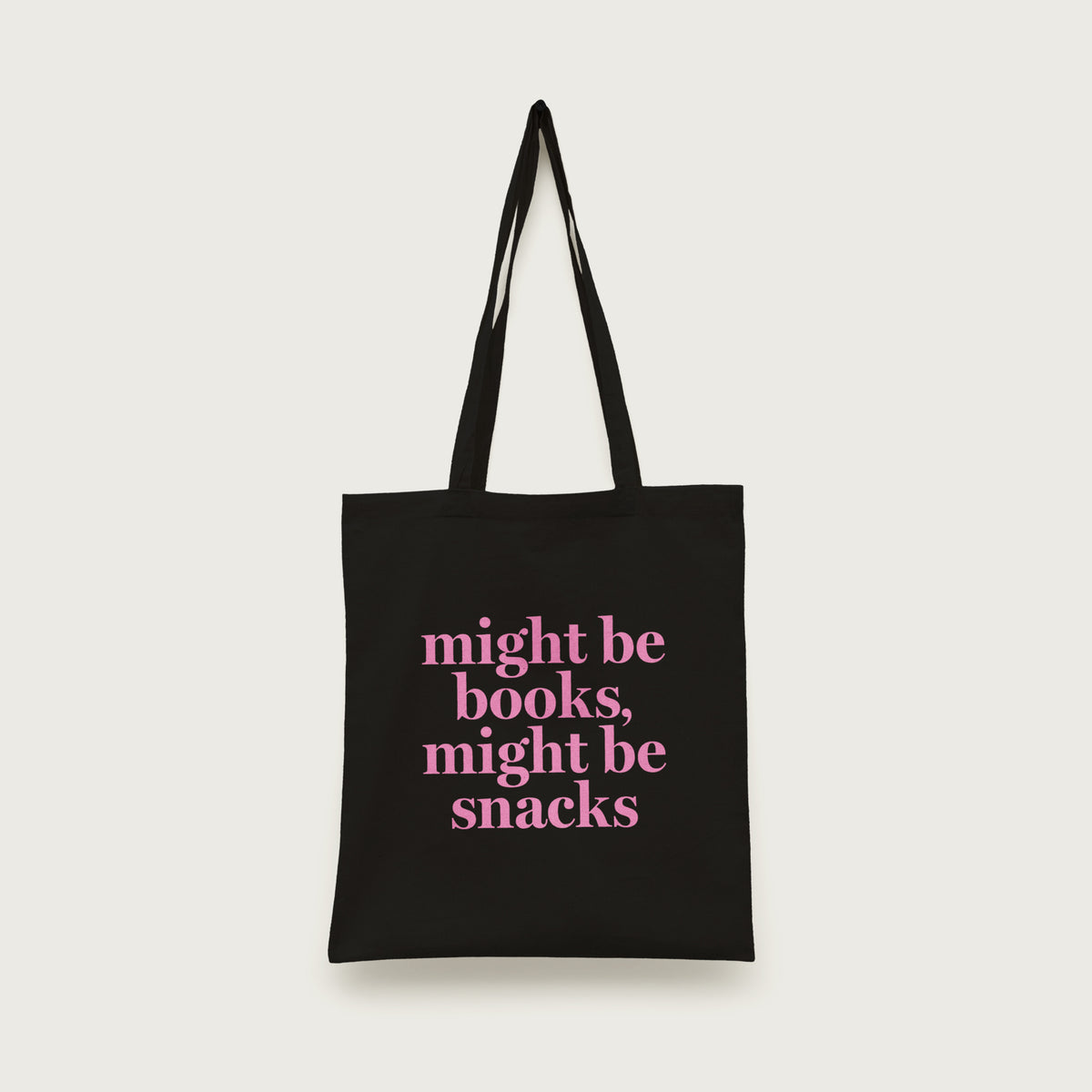 Might Be Books Might Be Snacks Tote Bag