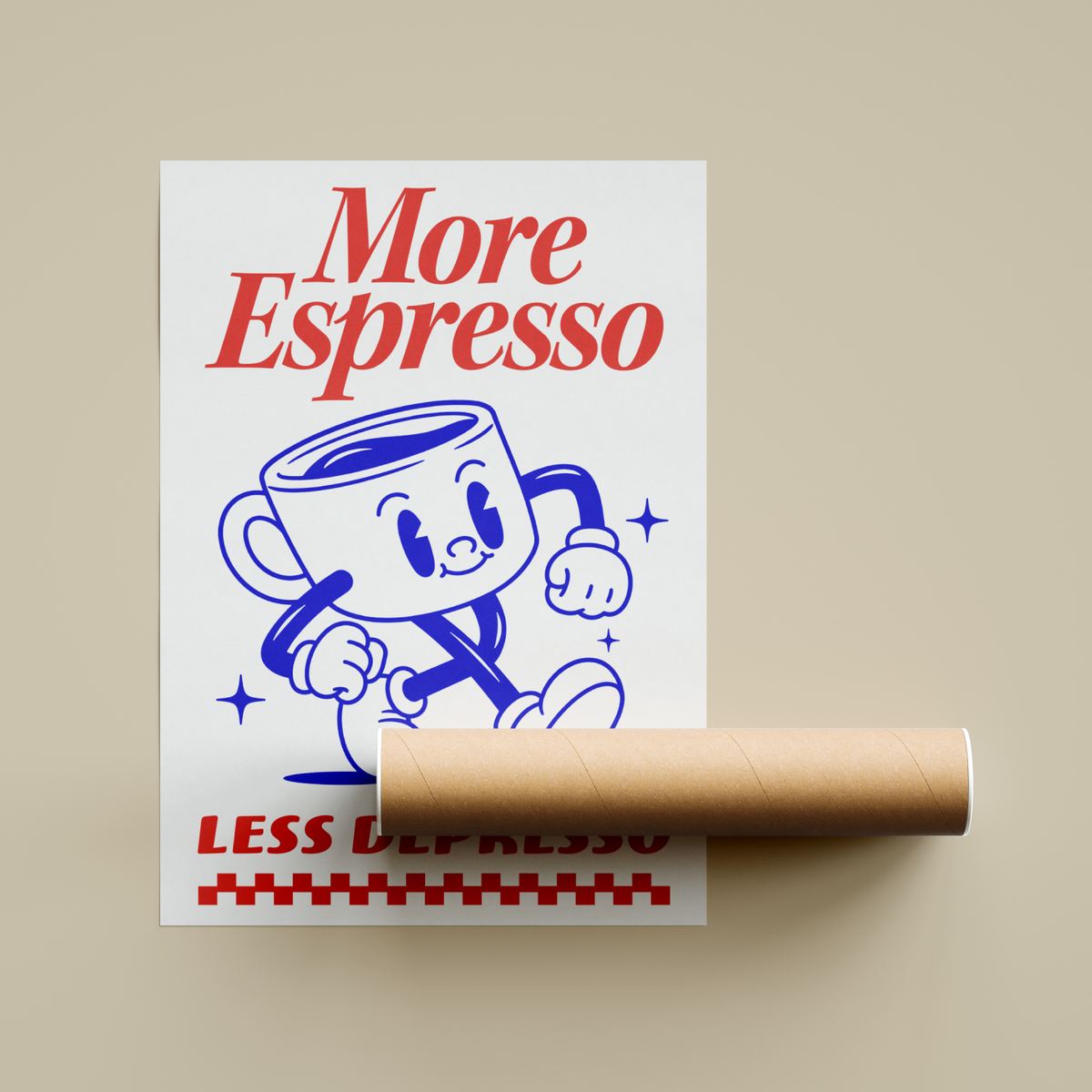 More Espresso Less Depresso Poster