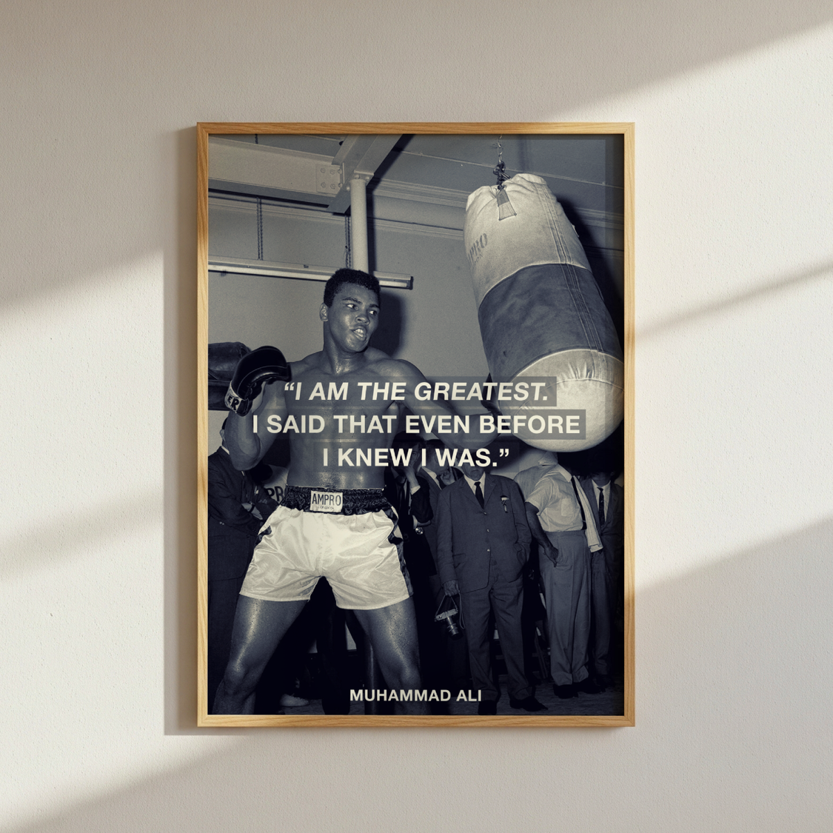 Muhammad Ali Quote Poster
