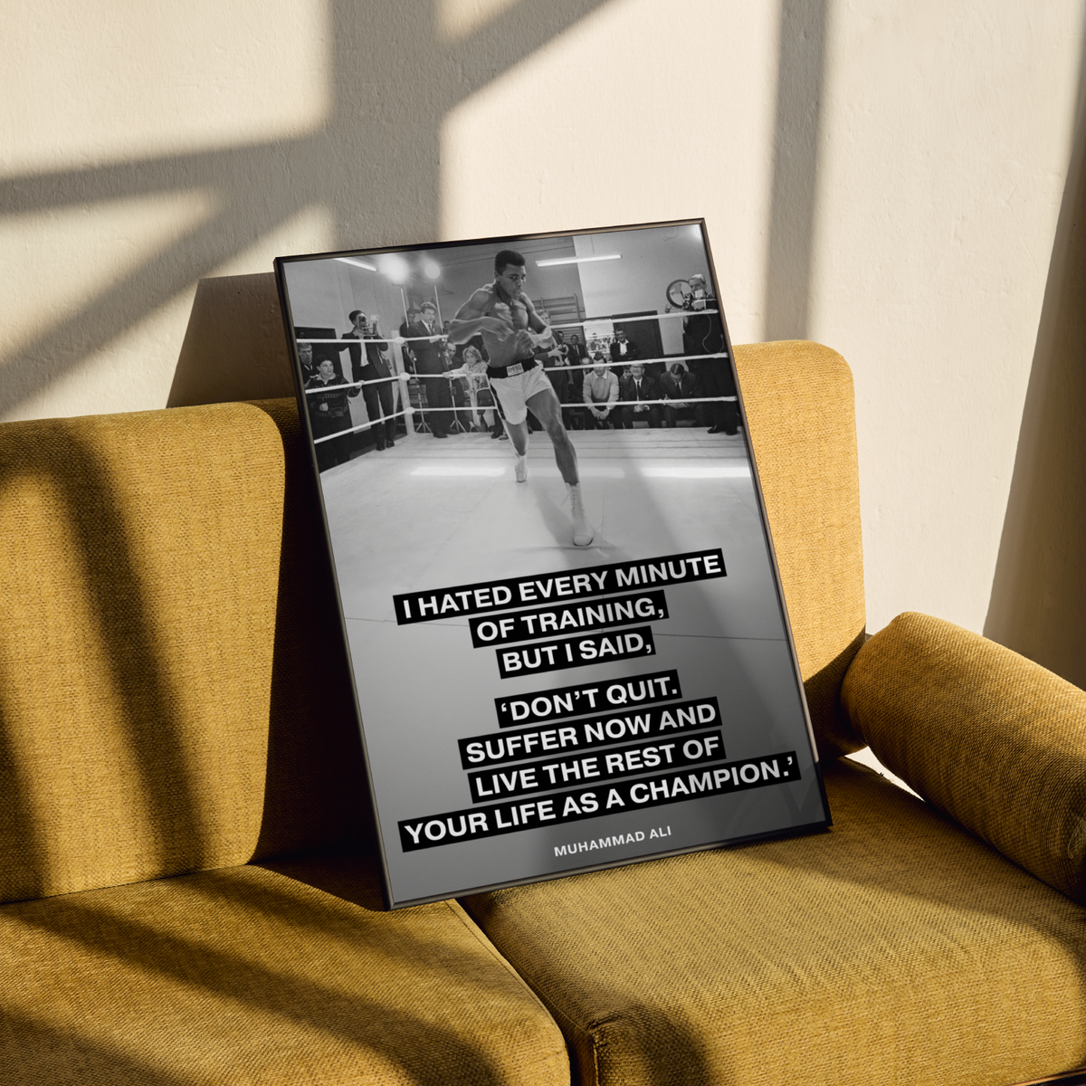 Muhammad Ali Quote Poster