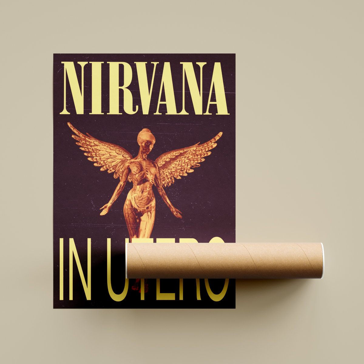 Nirvana In Utero Poster