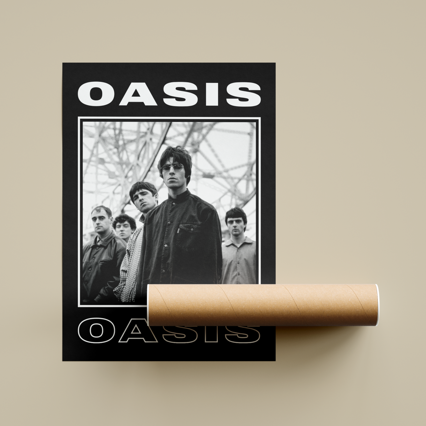 Oasis Band Poster