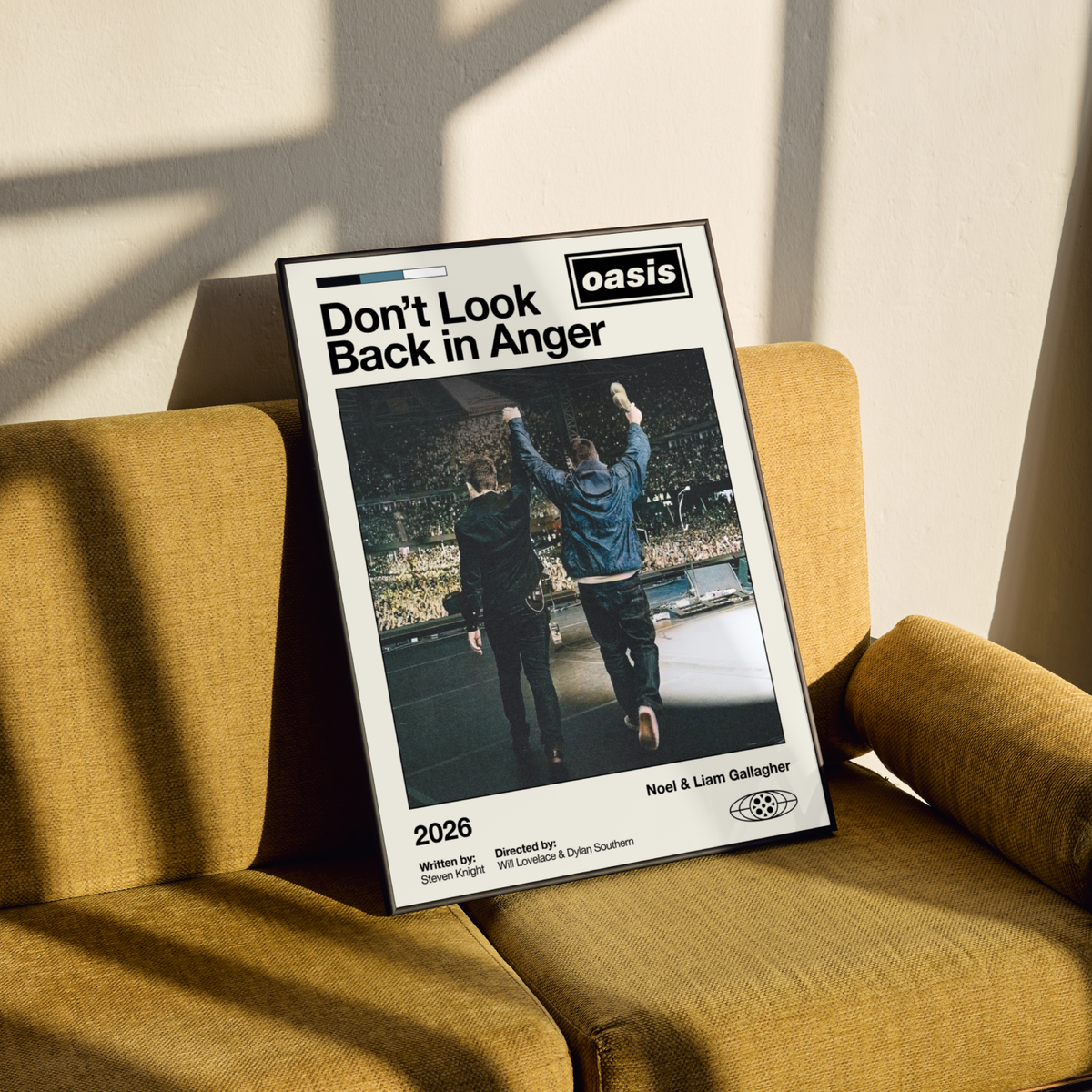 Oasis Don't Look Back in Anger Movie Poster