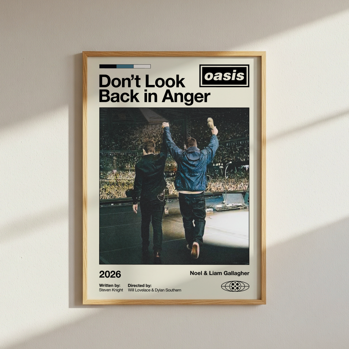 Oasis Don't Look Back in Anger Movie Poster