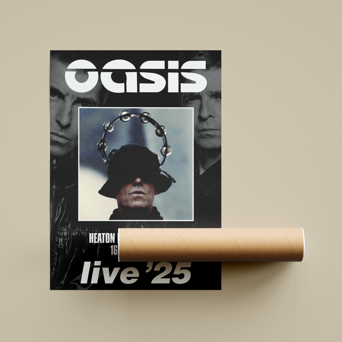Oasis Live 25 Personalised Poster