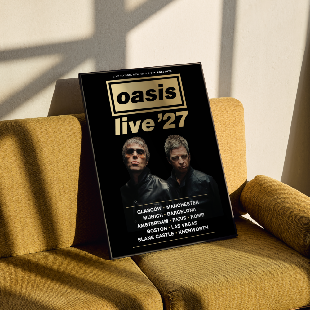 Oasis Live 27 Tour Poster