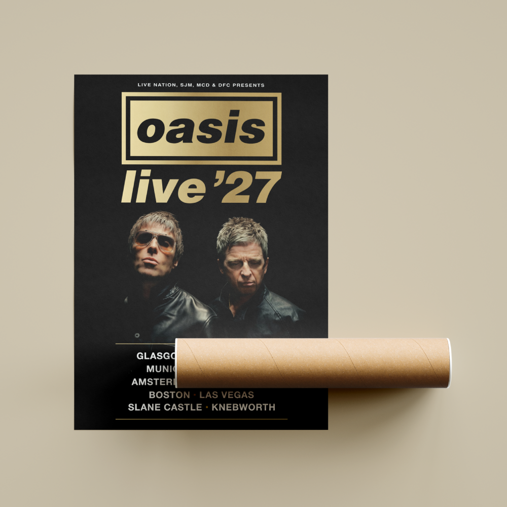 Oasis Live 27 Tour Poster