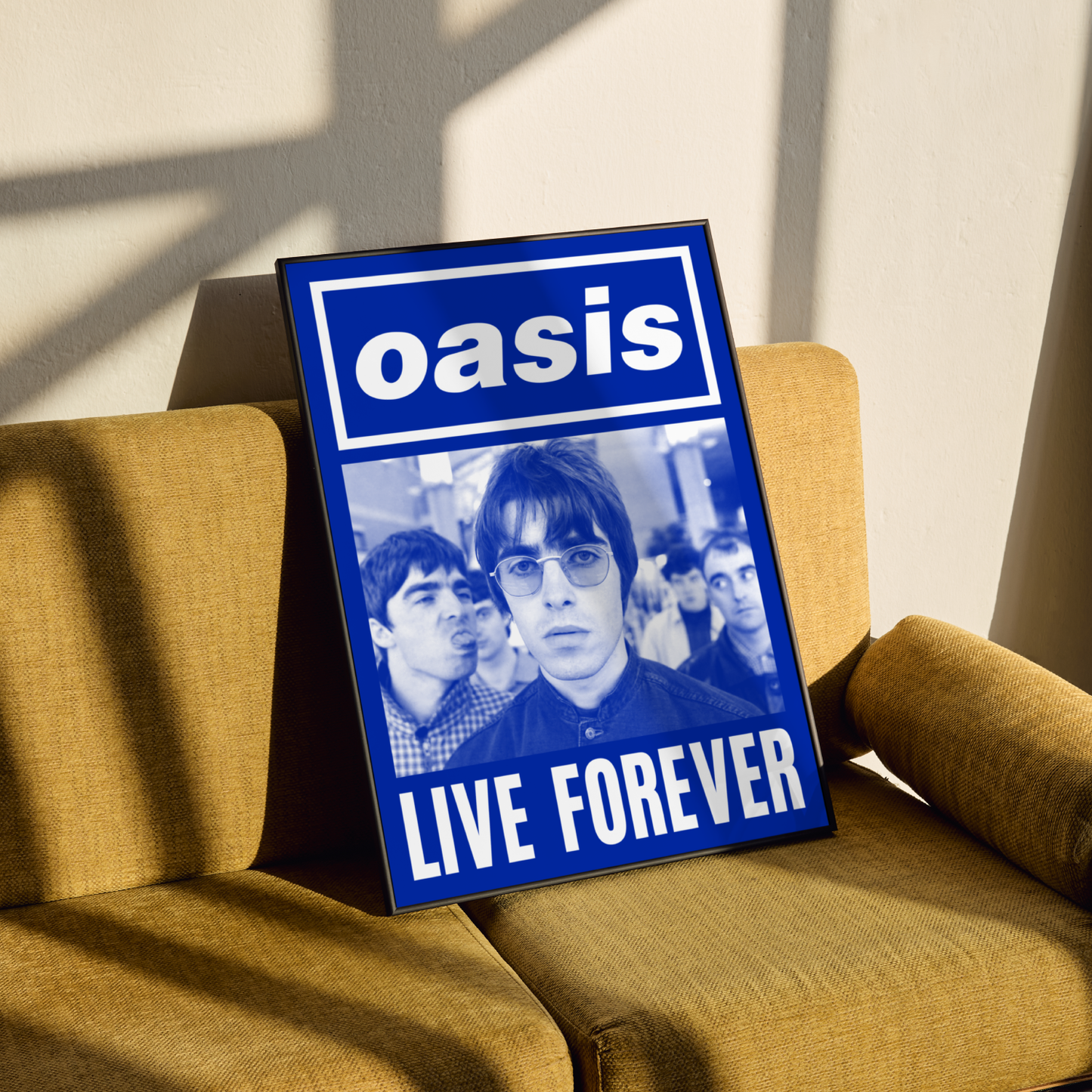 Oasis Live Forever Poster