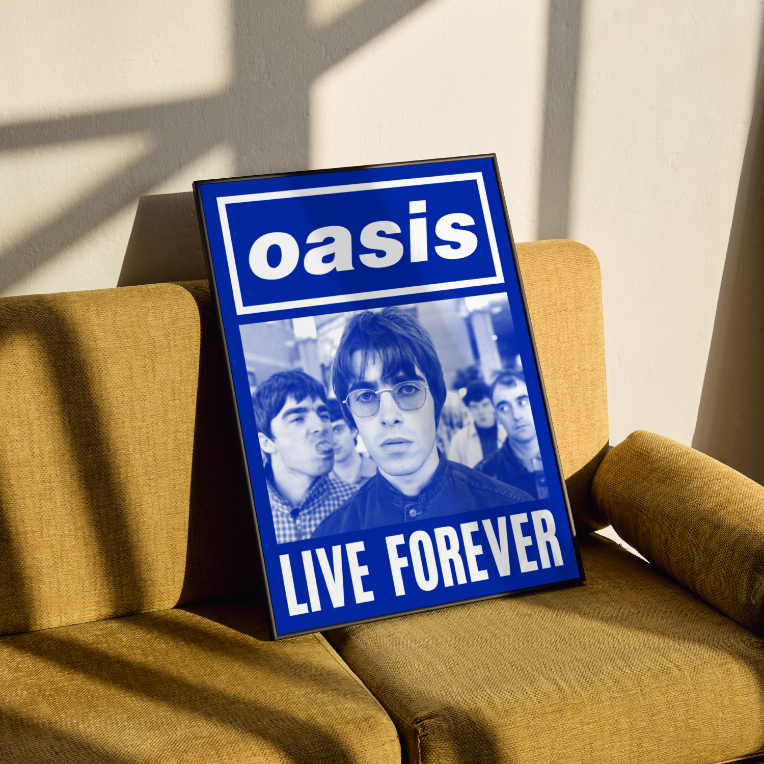 Oasis Live Forever Poster