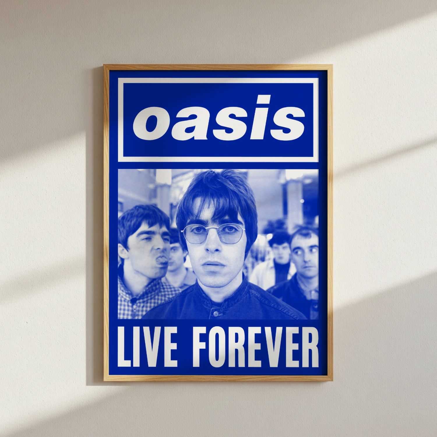 Oasis Live Forever Poster
