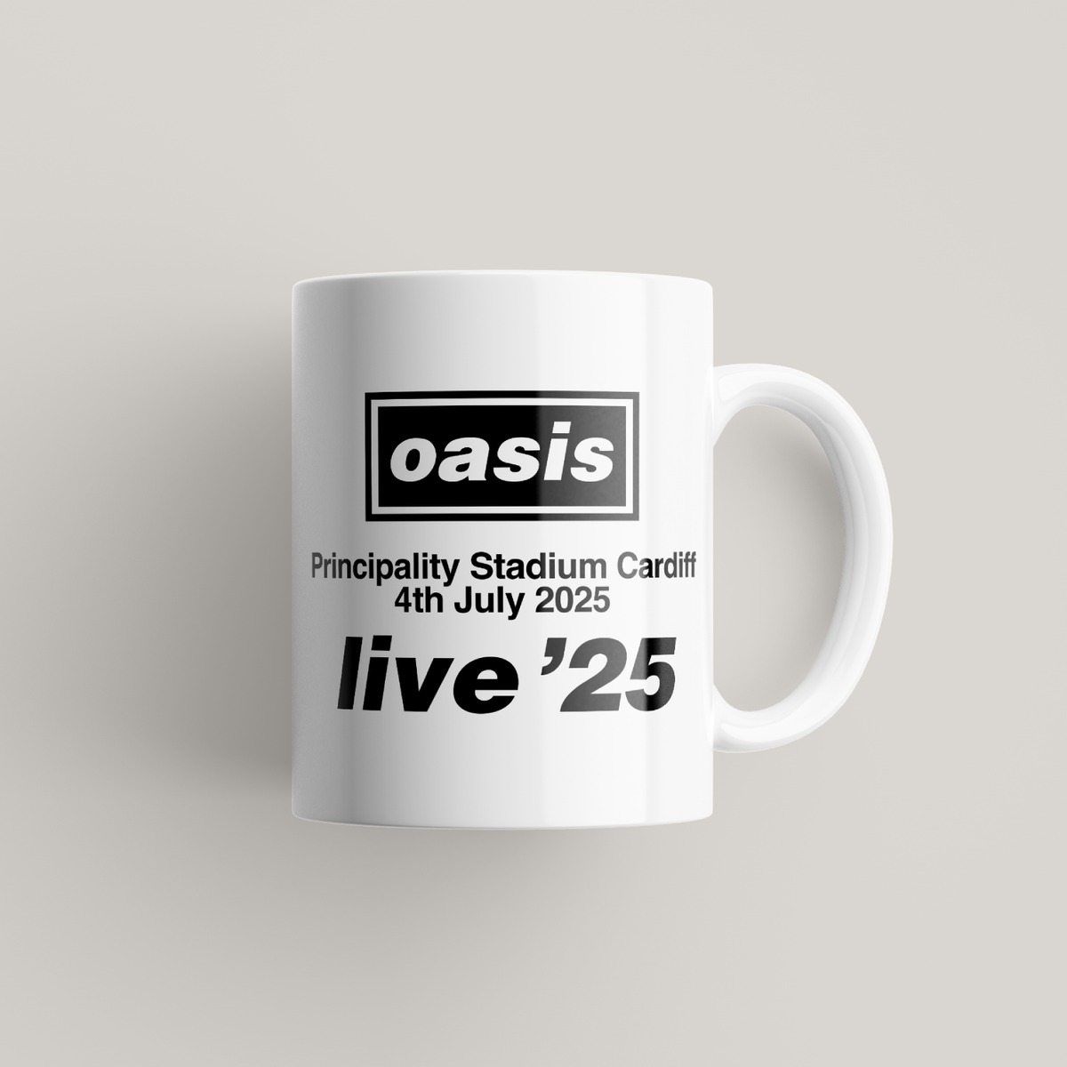 Oasis Live 25 Personalised Mug