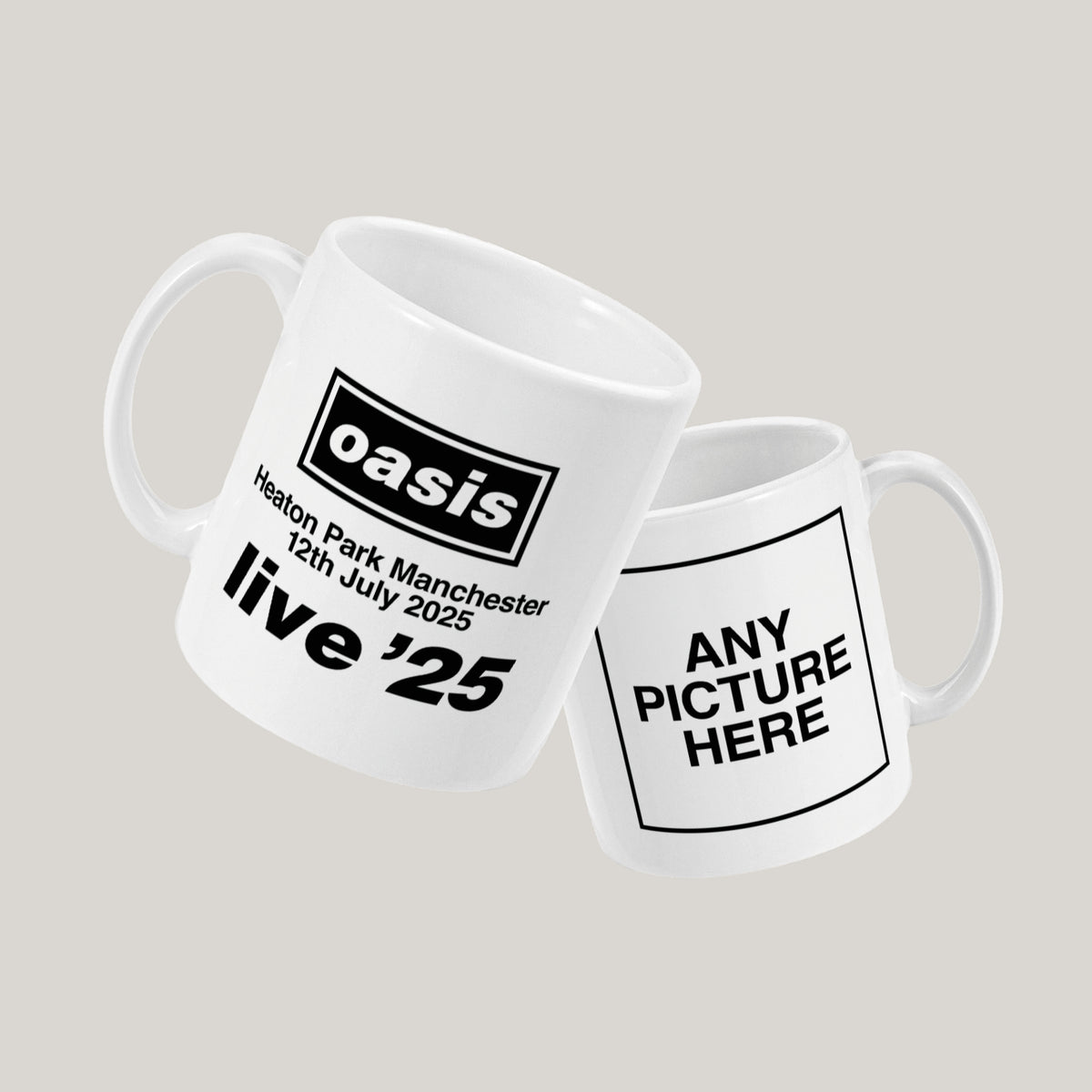 Oasis Live 25 Personalised Mug