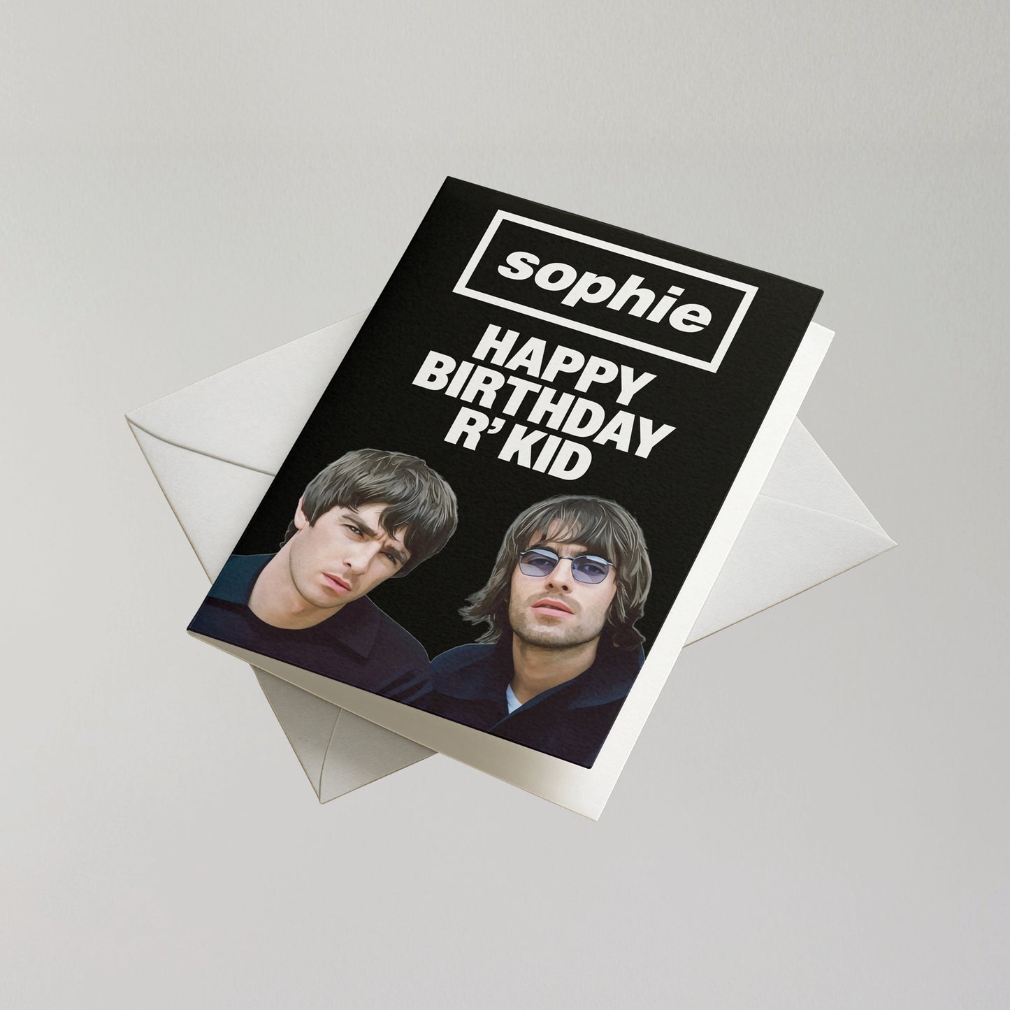 Funny Oasis Personalised Birthday Card