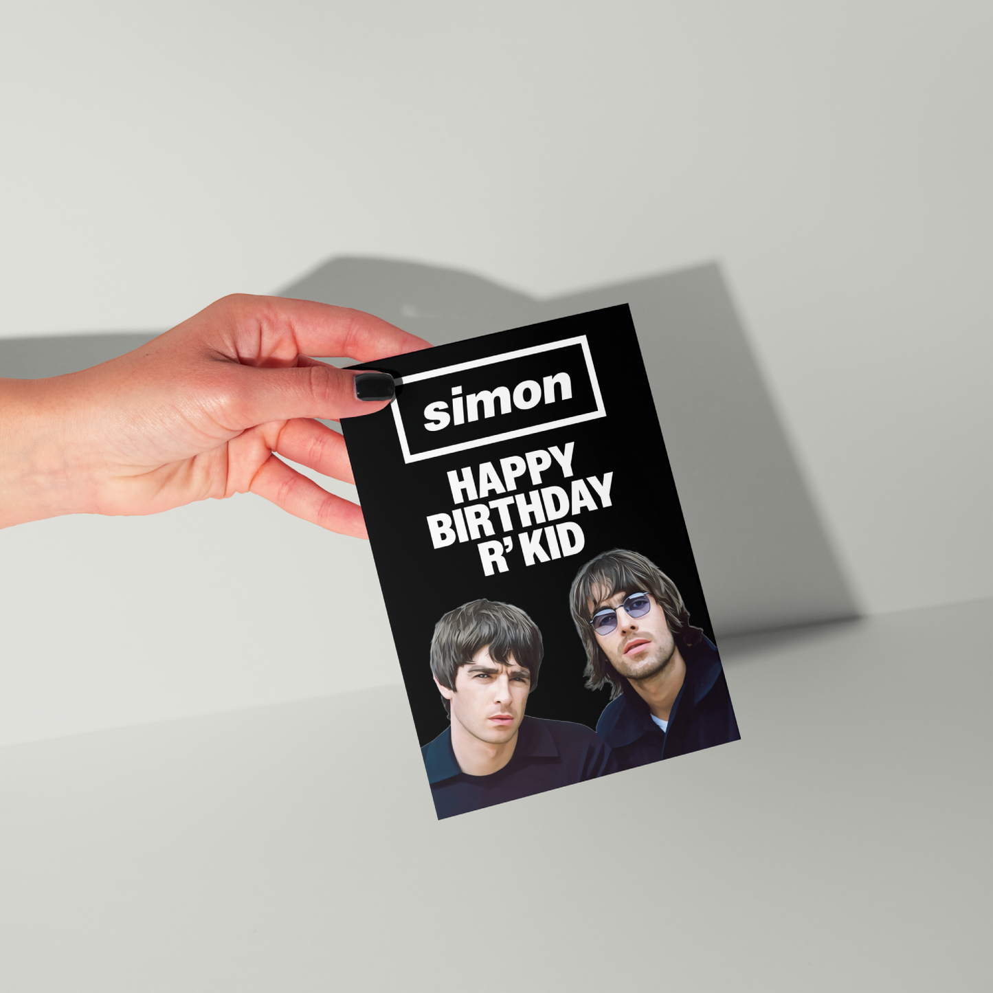 Funny Oasis Personalised Birthday Card