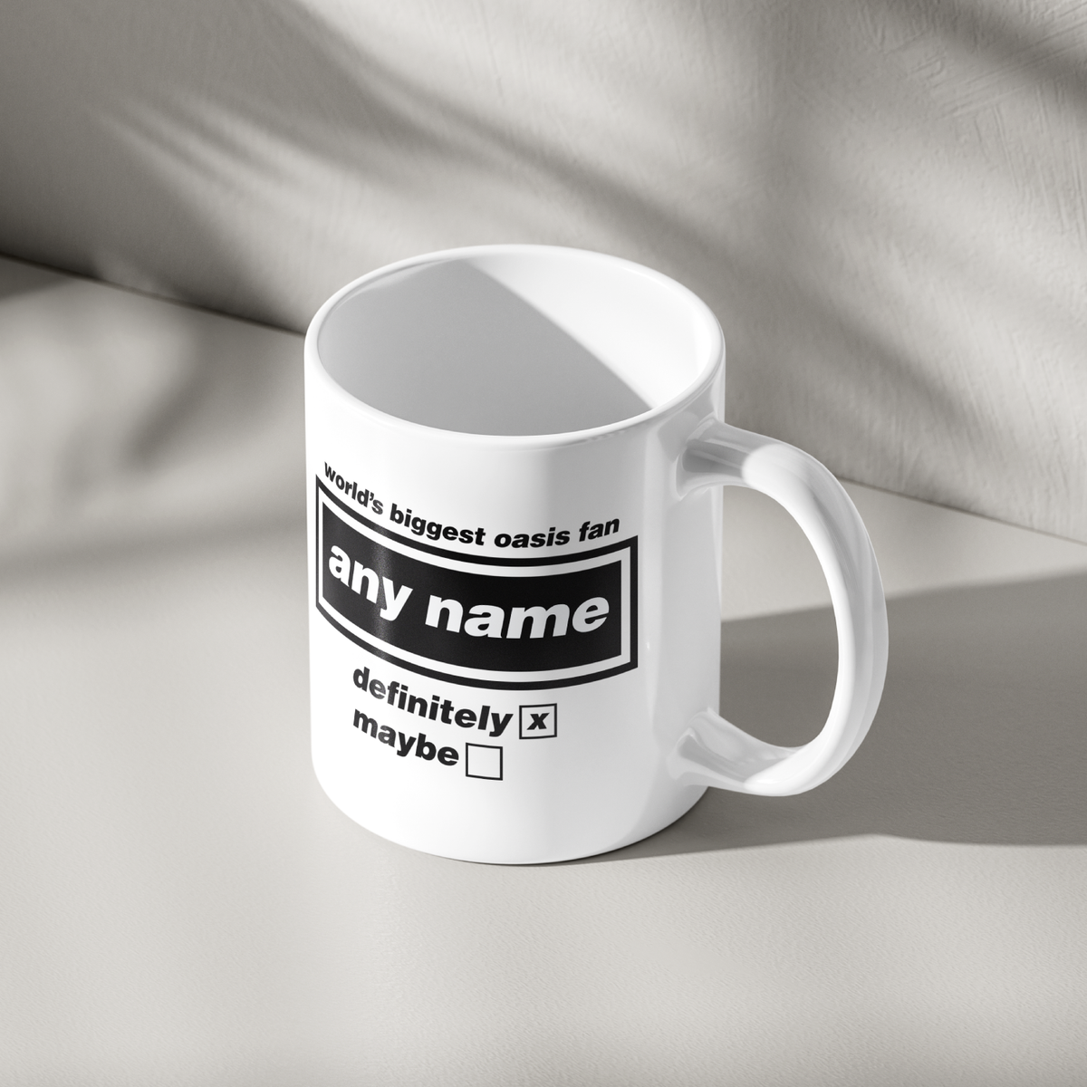 Oasis Personalised Mug