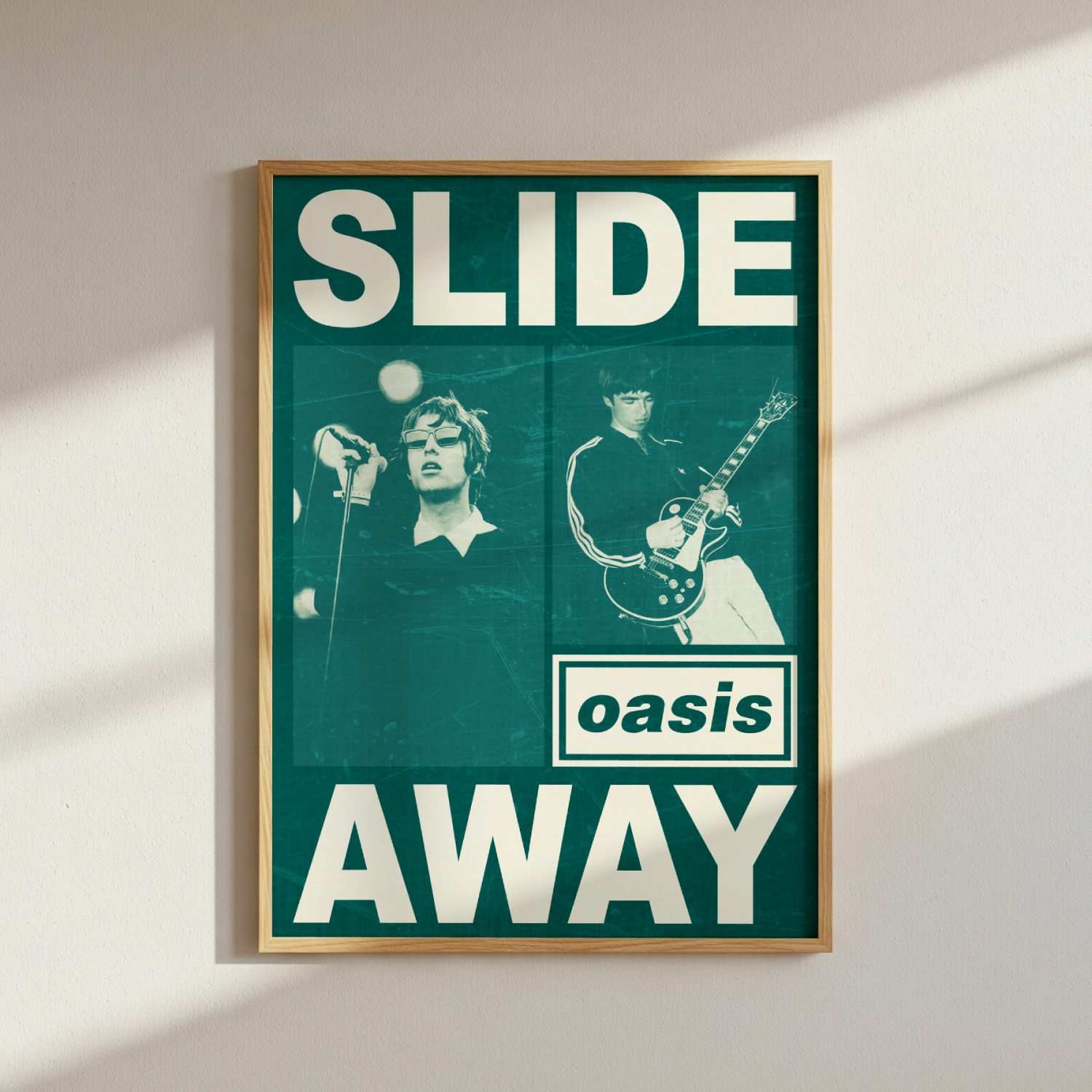 Oasis Slide Away Poster