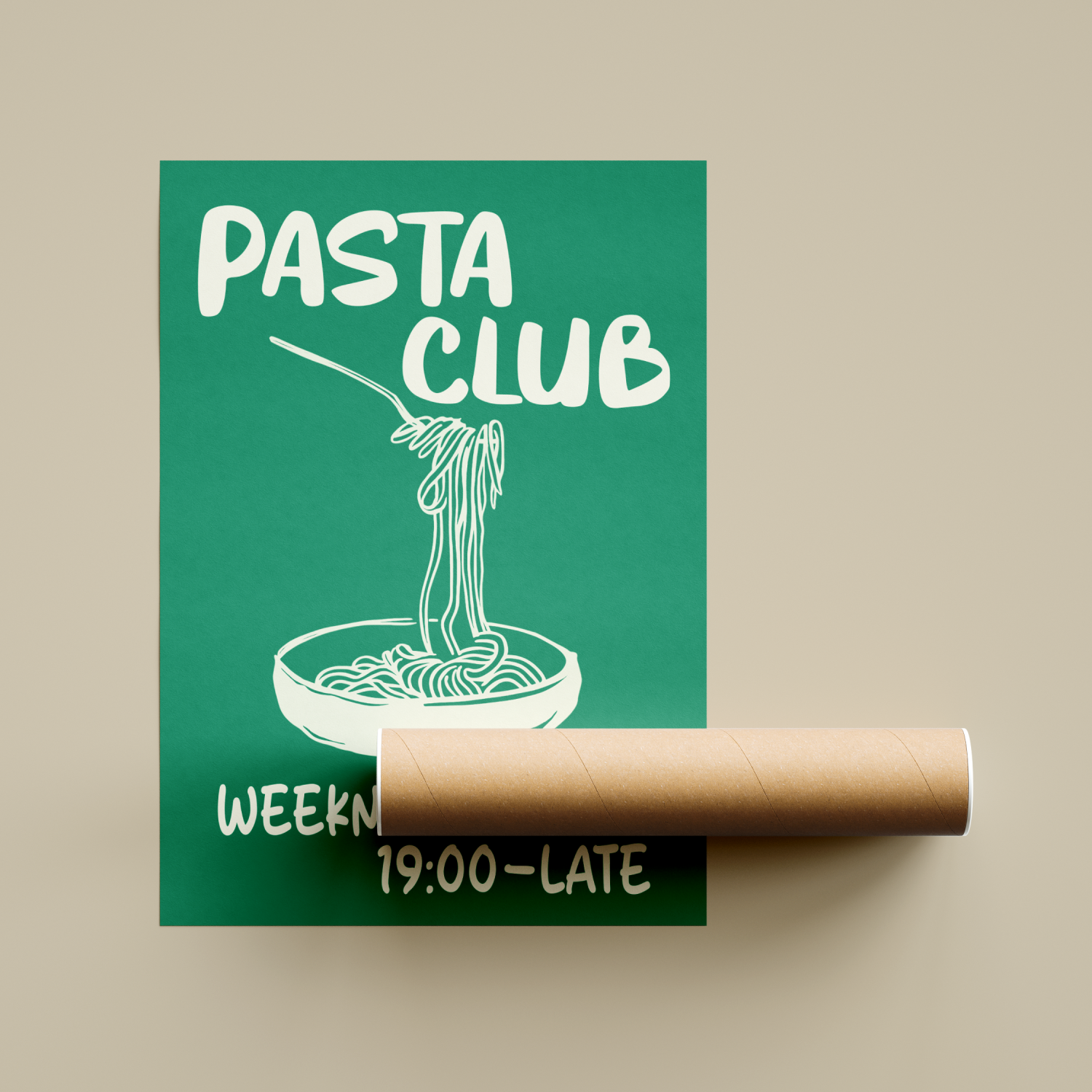 Pasta Club Poster