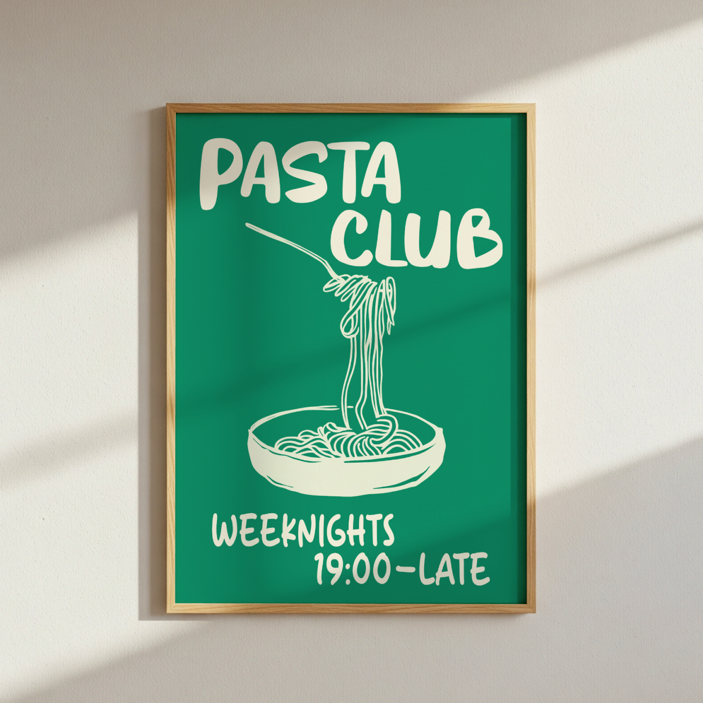 Pasta Club Poster