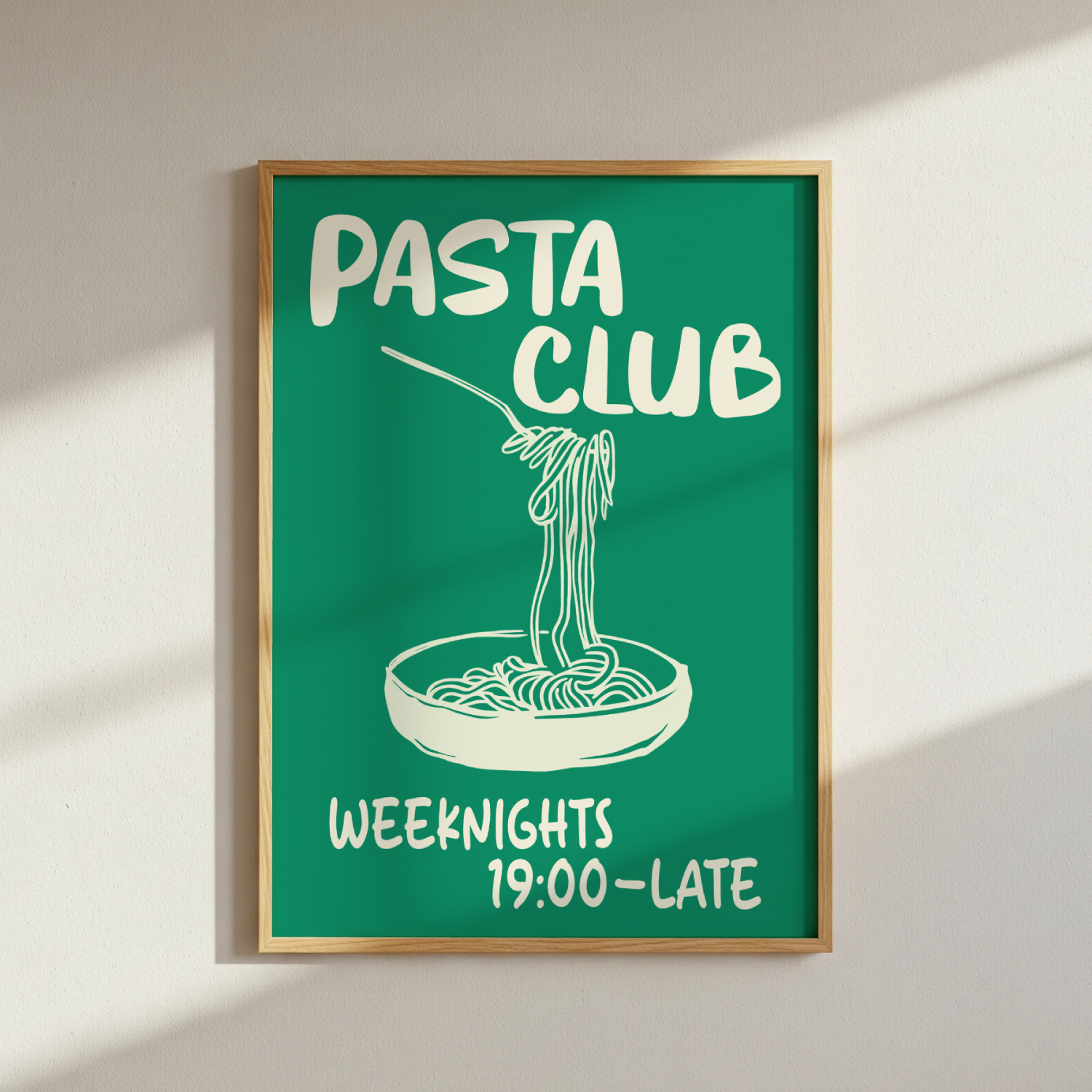 Pasta Club Poster