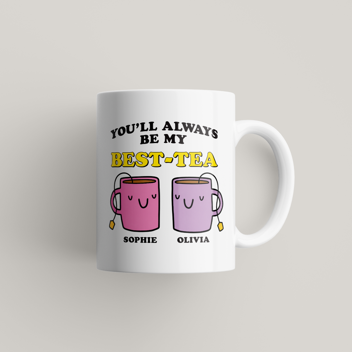 Personalised Bestie Mug