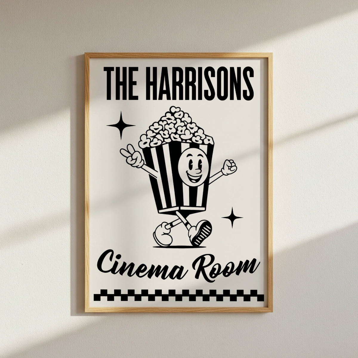 Personalised Cinema Room Poster