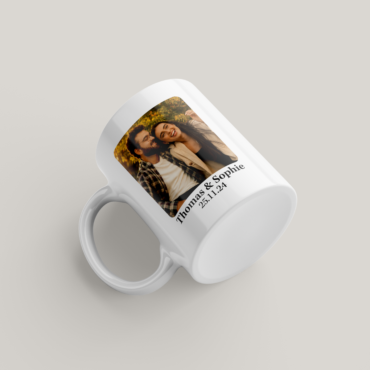 Personalised Couples Photo Mug