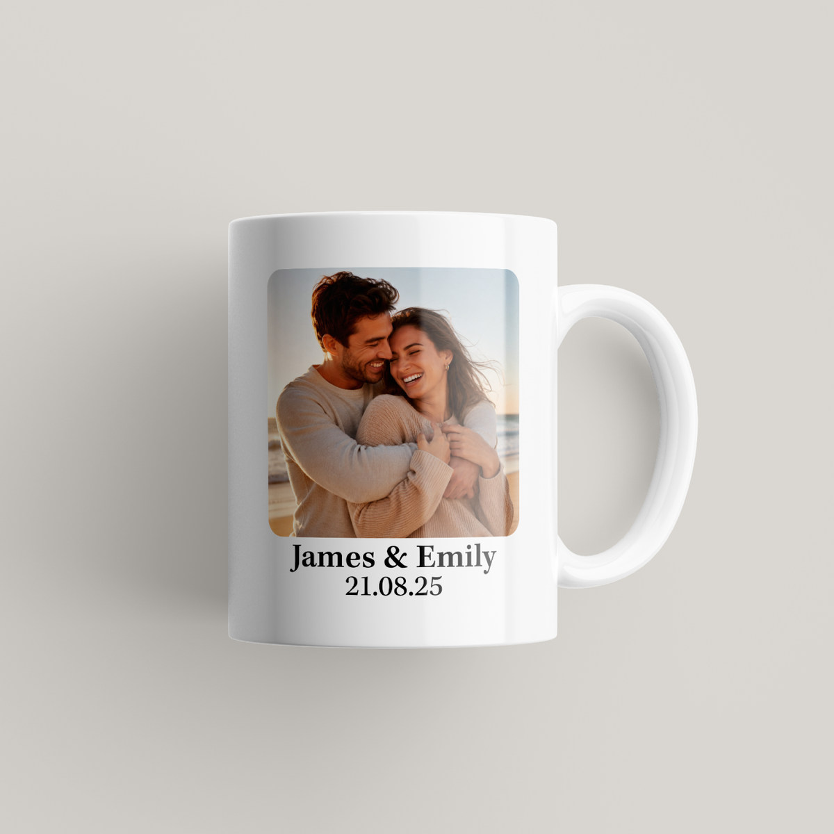 Personalised Couples Photo Mug